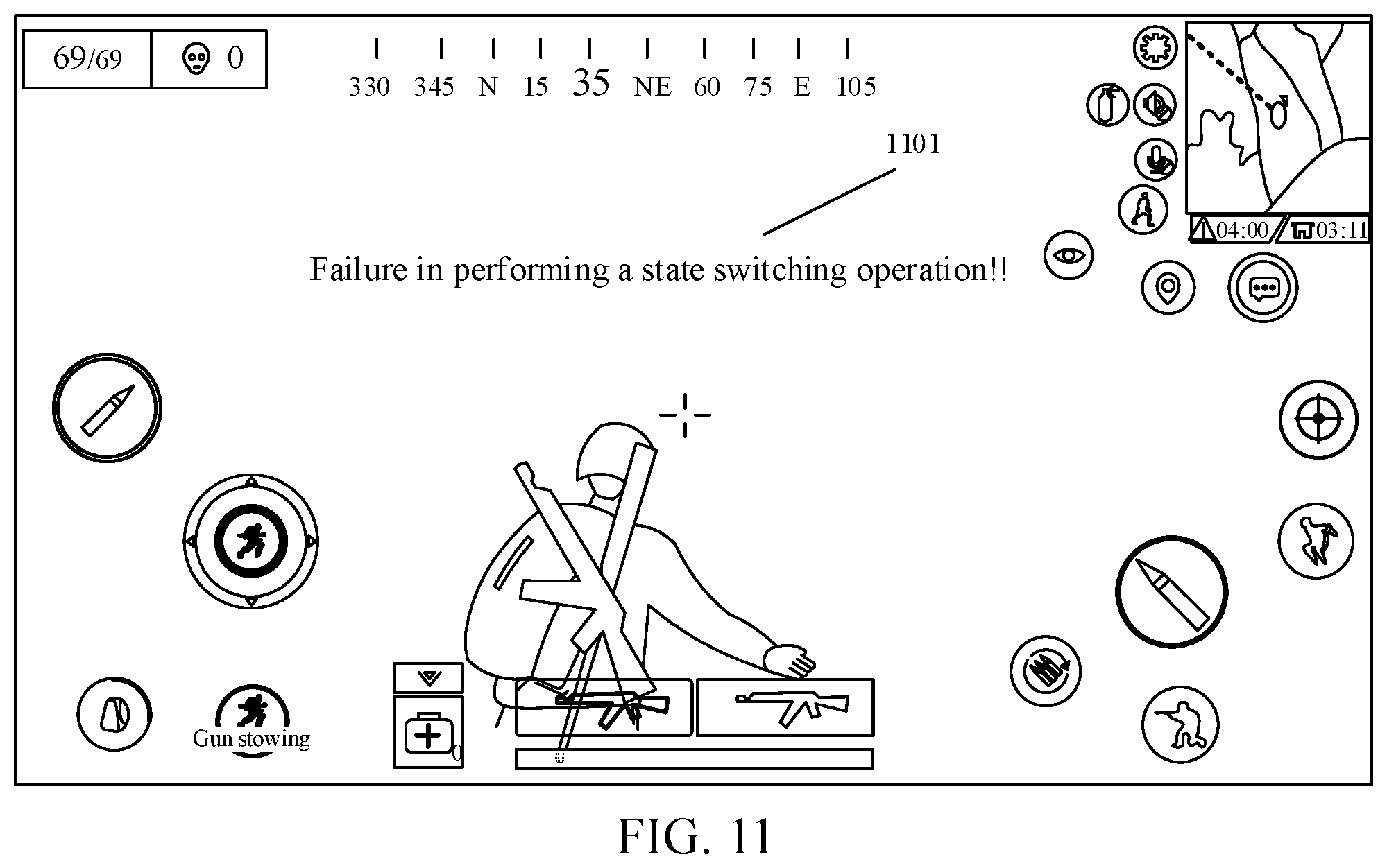 Patent US12097428 Figure 10 – Method and apparatus for state switching in virtual scene, device, medium, and program product