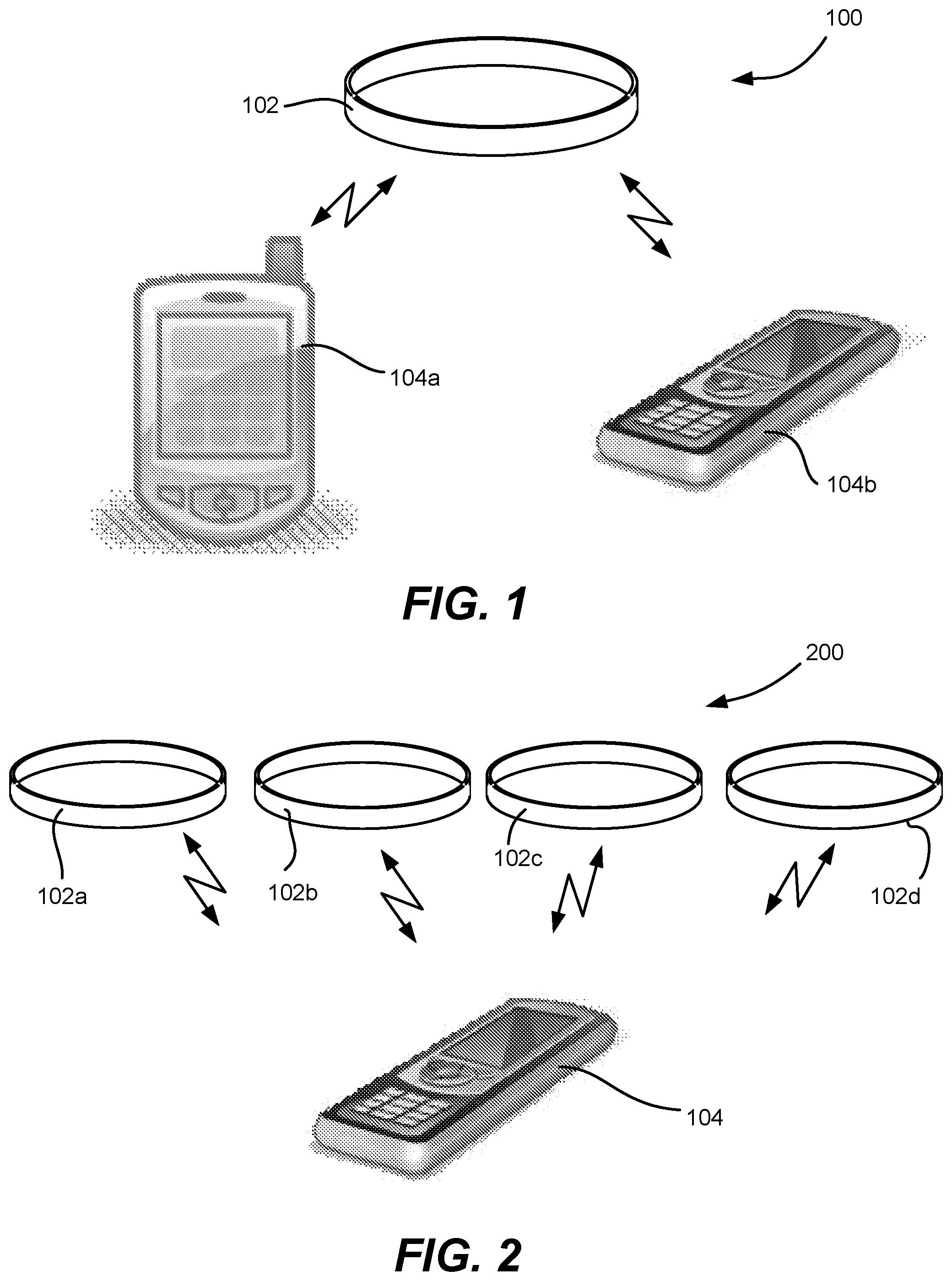 Patent US12097435 — Systems and methods for providing biofeedback information to a cellular telephone and for using such information — Figure 1