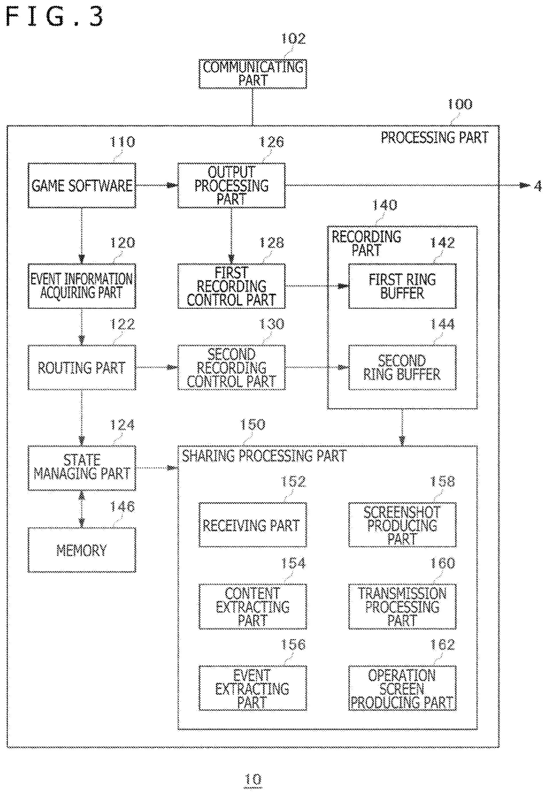 Patent US12097436 Figure 3 – Information processing device