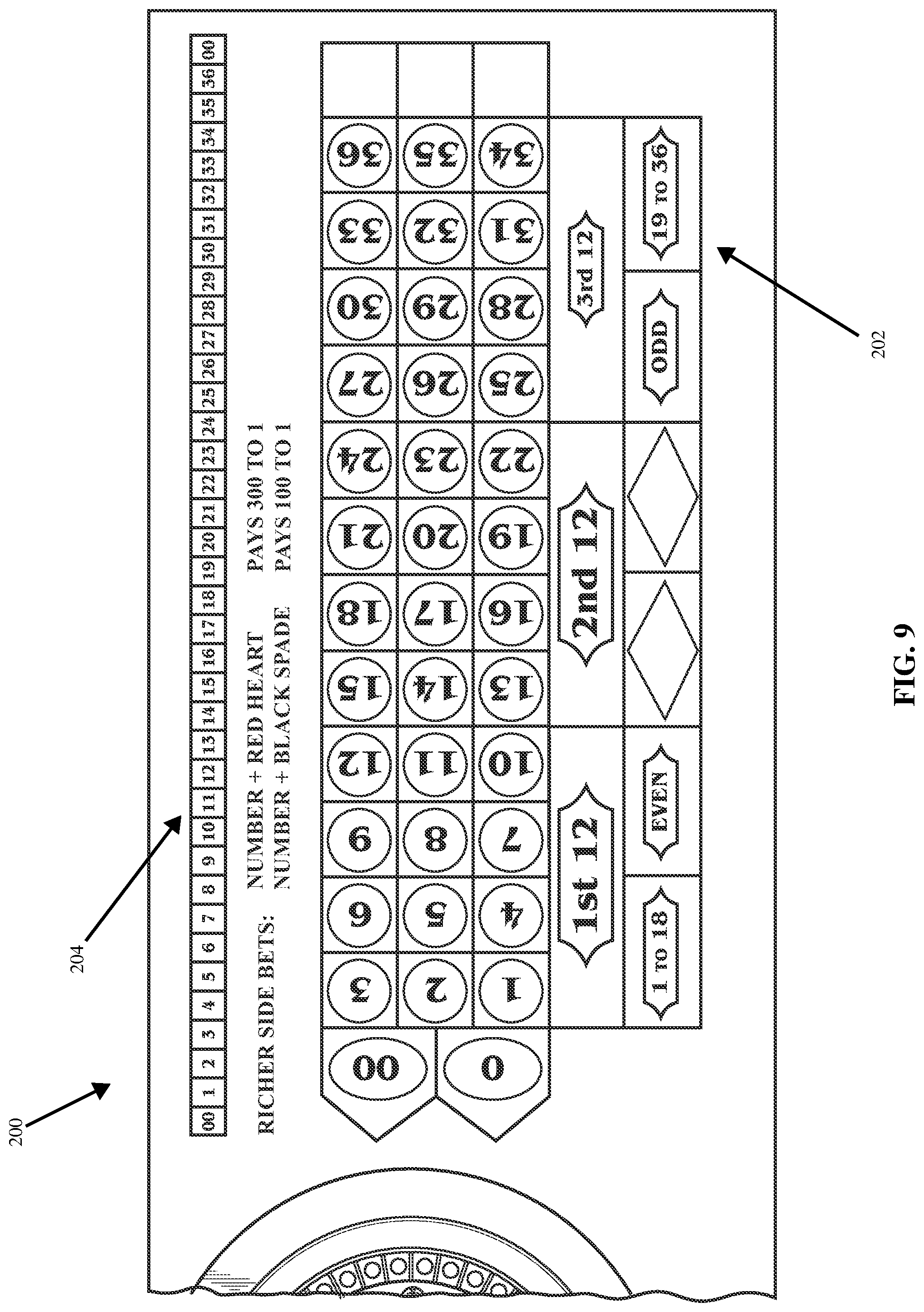 Patent US12097440 Figure 7 – Wheel game apparatus and wagering game methods