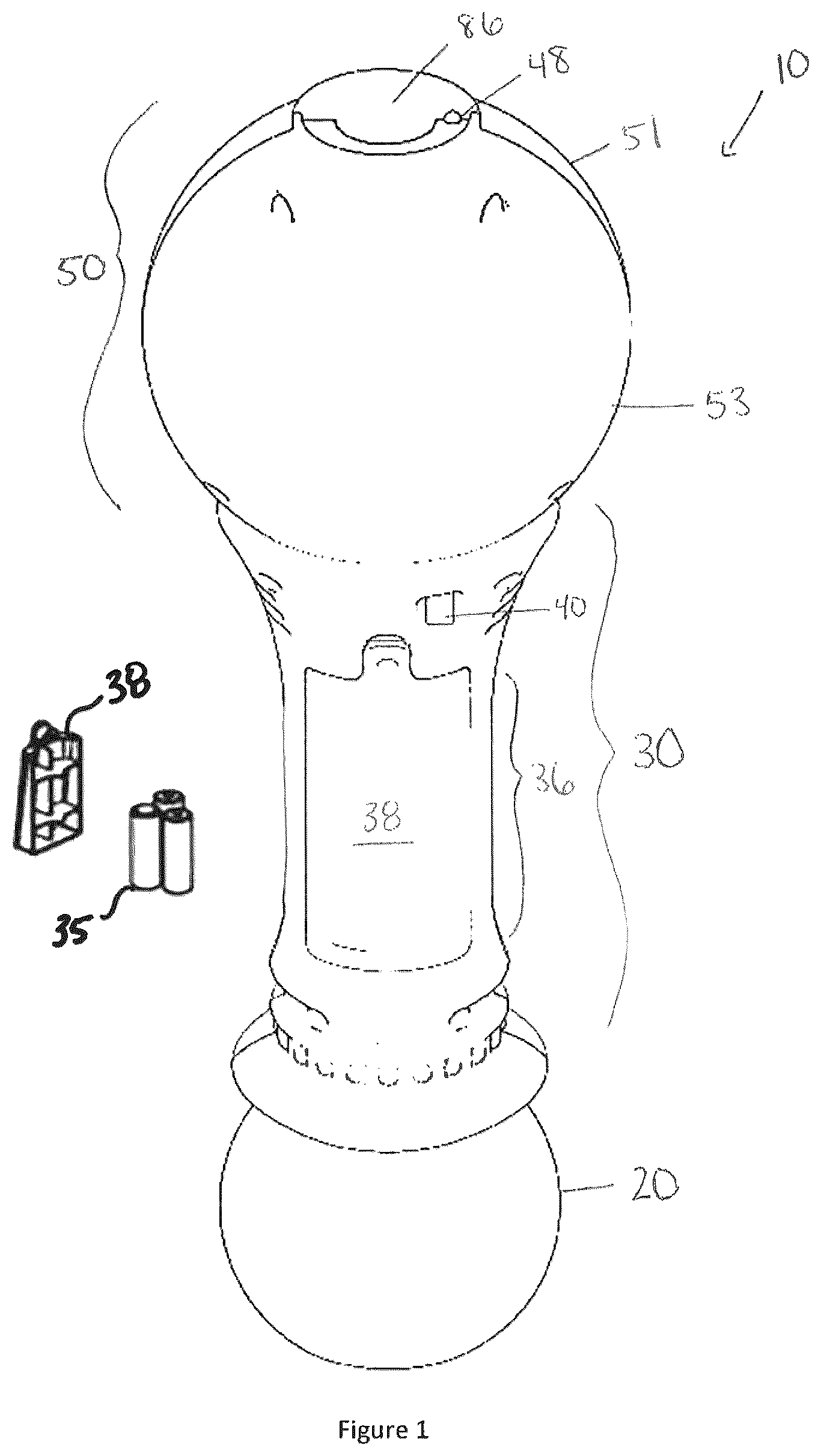 Patent US12097447 Figure 1 – Bubble producing device