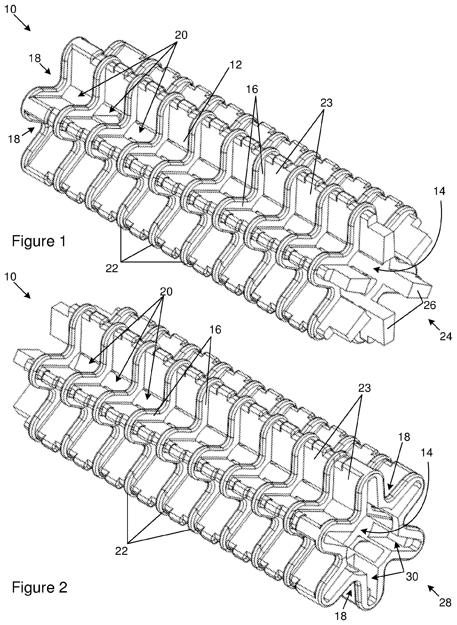 Patent US12097449 Figure 1 – Modular filter element frame