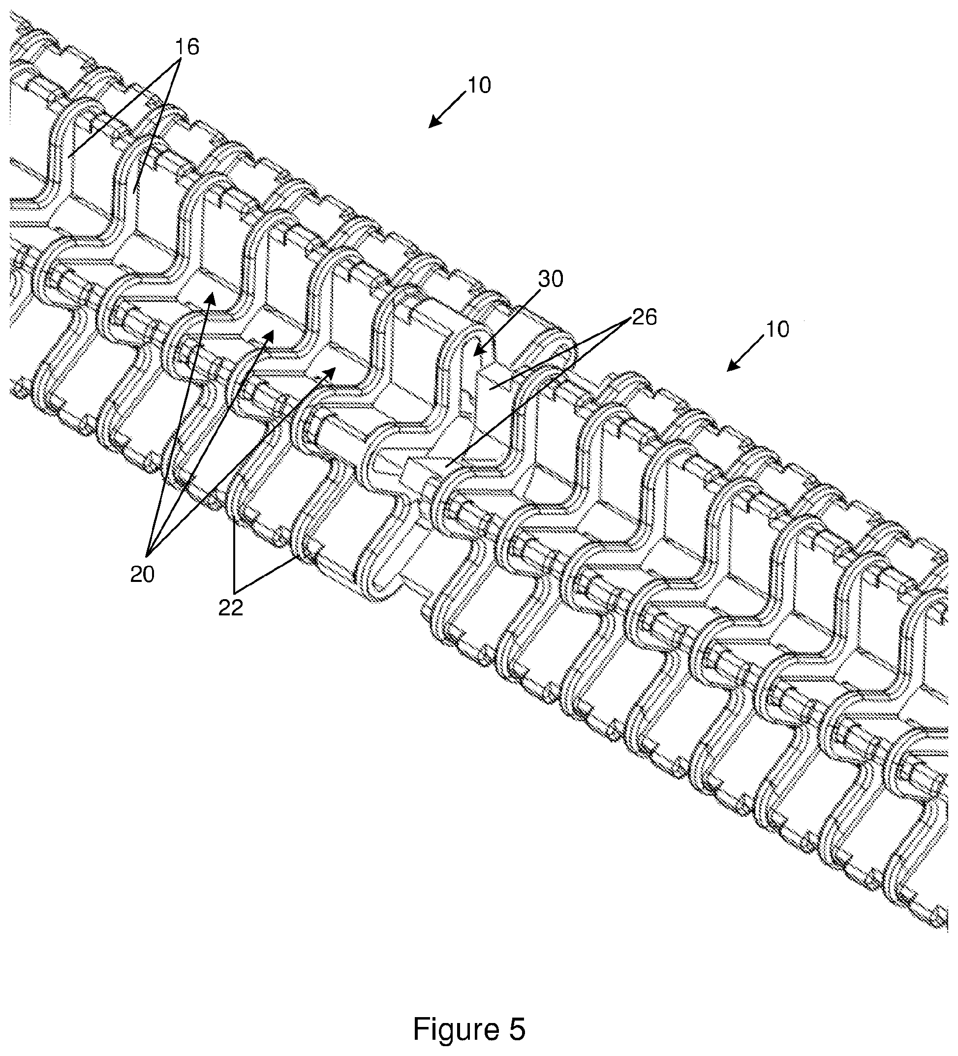 Patent US12097449 Figure 3 – Modular filter element frame
