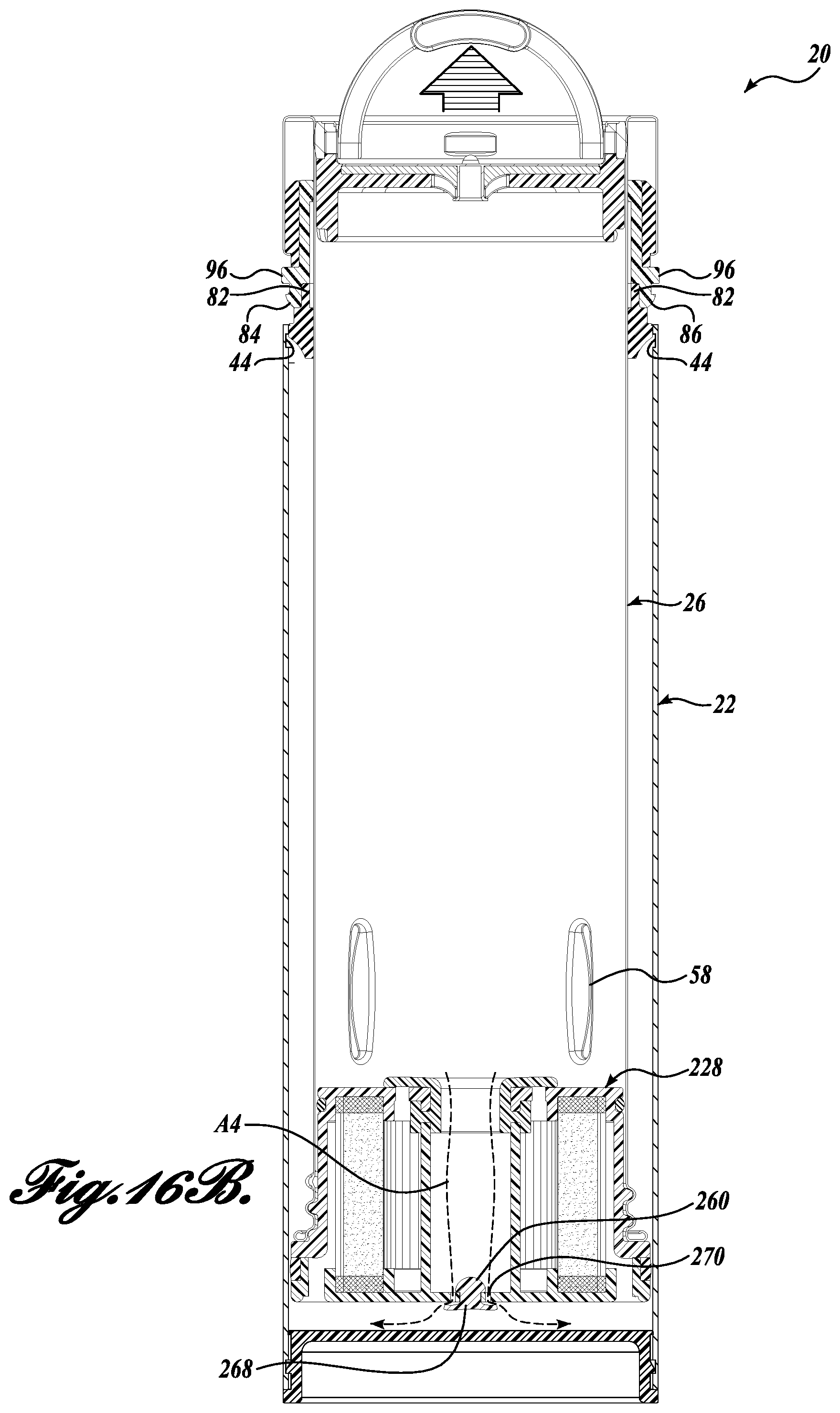 Patent US12097450 Figure 18 – Filtration container assemblies and methods