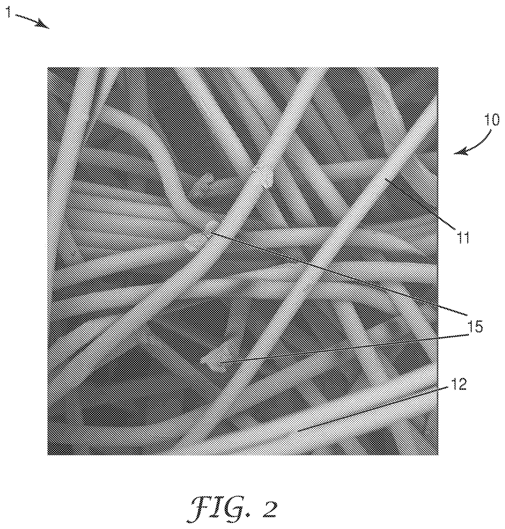 Patent US12097454 Figure 2 – Air-filter media including a relofted spunbonded web, and methods of making and using