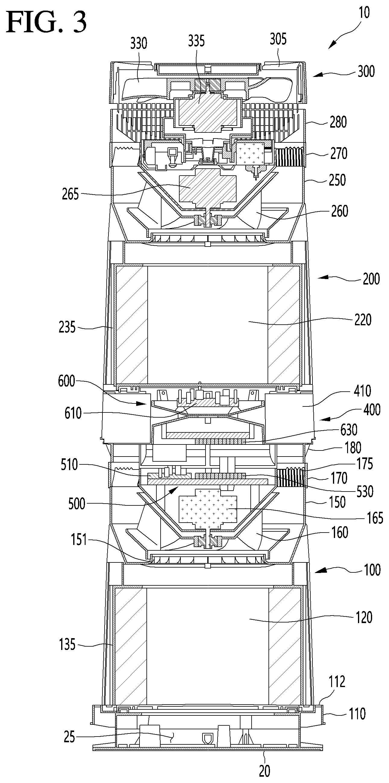 Patent US12097456 Figure 3 – Air purifier