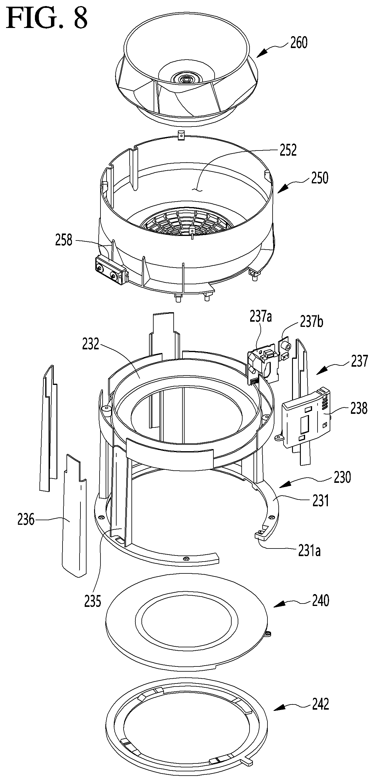 Patent US12097456 Figure 8 – Air purifier