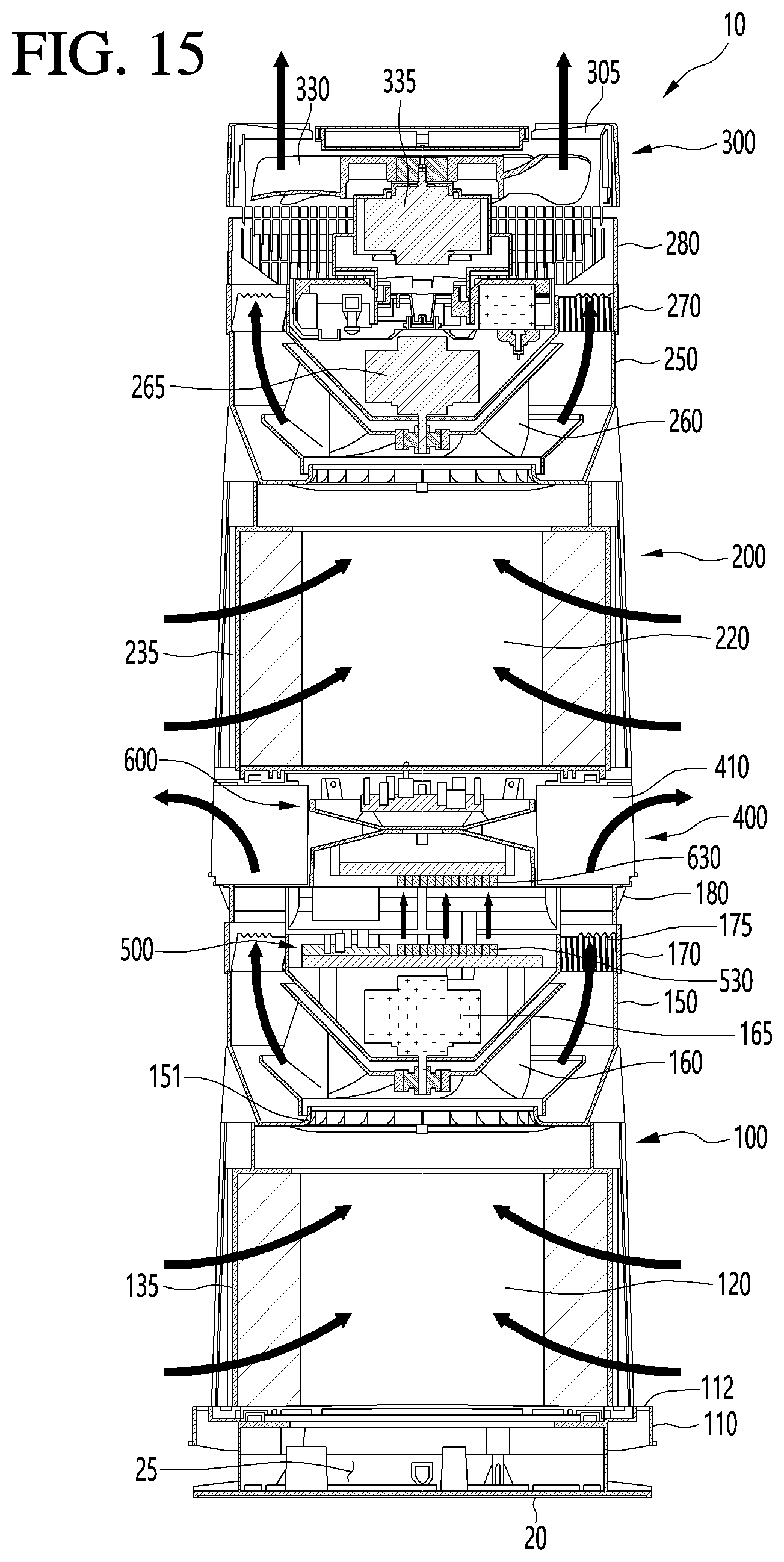 Patent US12097456 Figure 15 – Air purifier