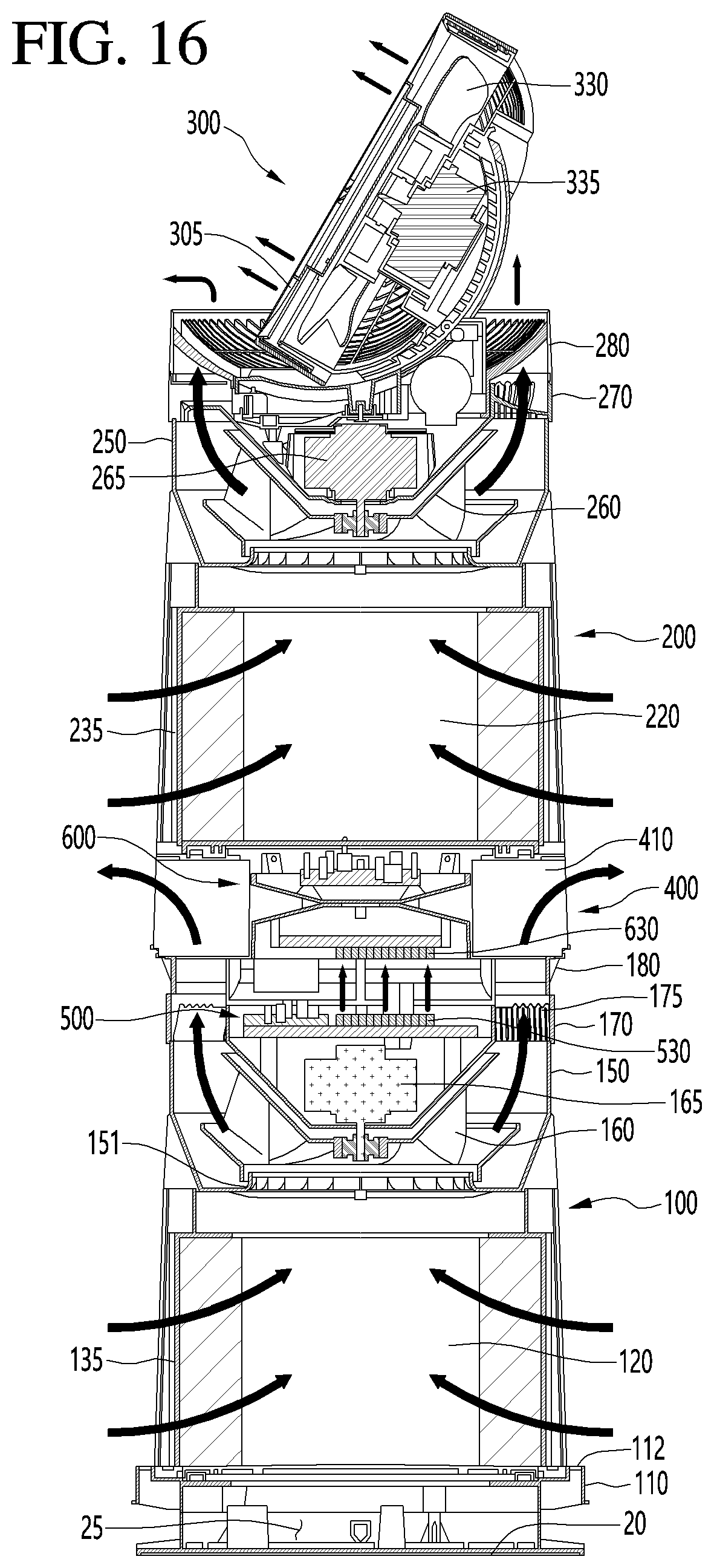 Patent US12097456 Figure 16 – Air purifier