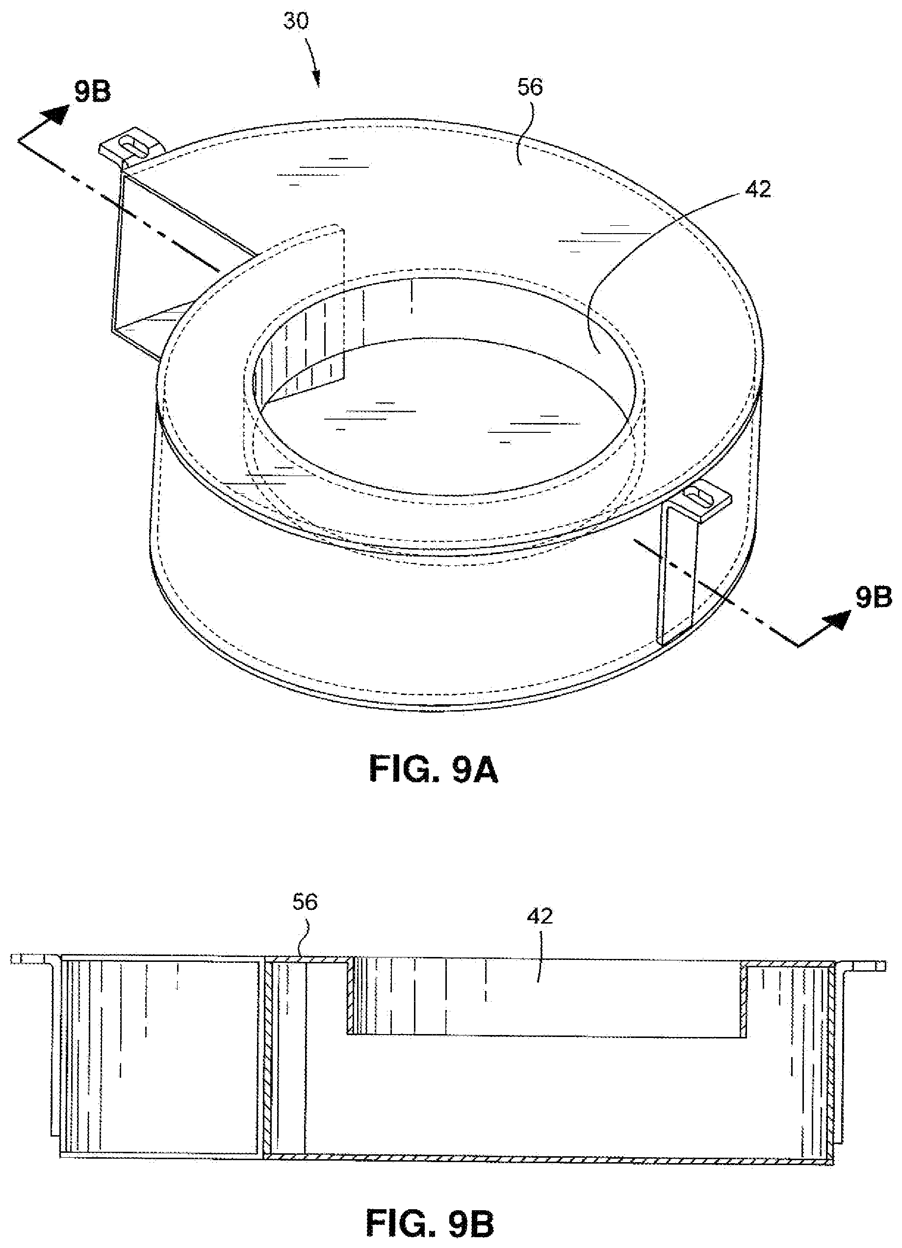 Patent US12097457 Figure 5 – Adjustable abrasive and dust separator