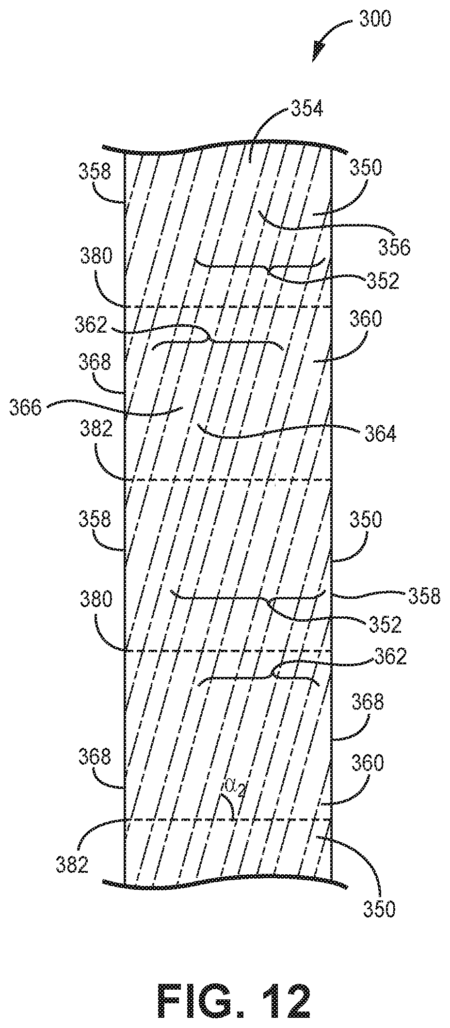 Patent US12097459 Figure 12 – Fluted filtration media, filtration media packs, and filtration elements