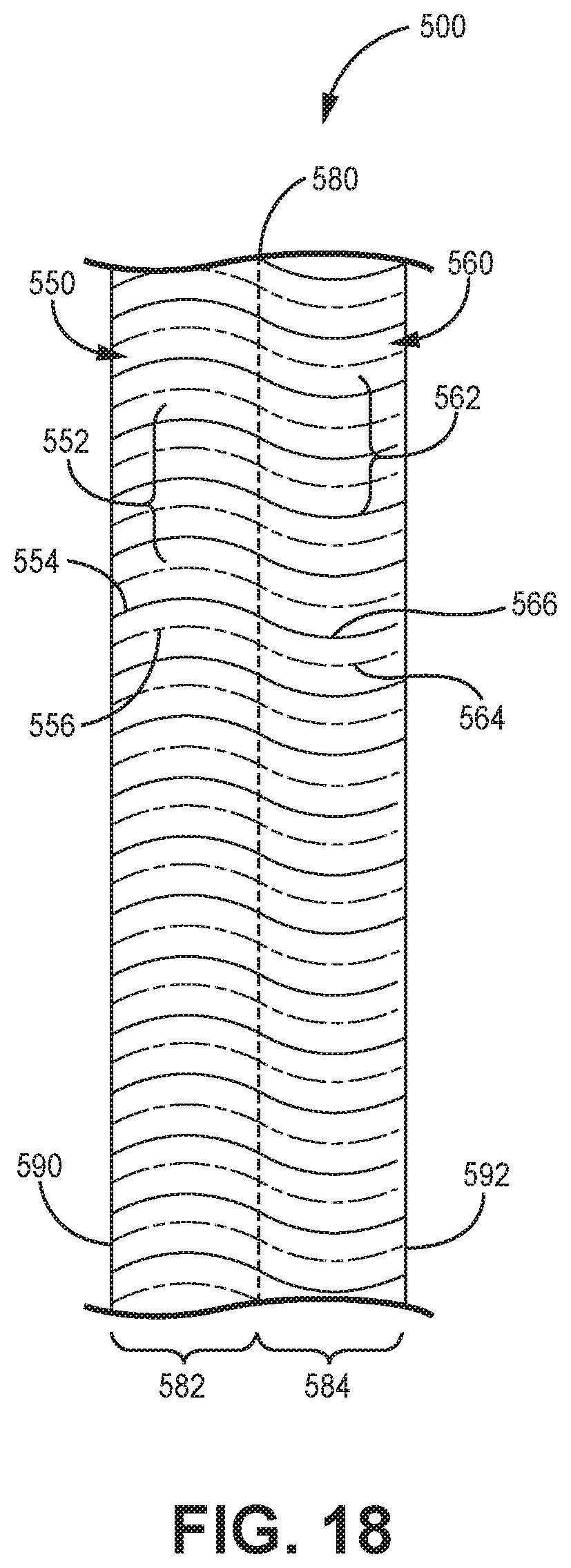 Patent US12097459 Figure 18 – Fluted filtration media, filtration media packs, and filtration elements