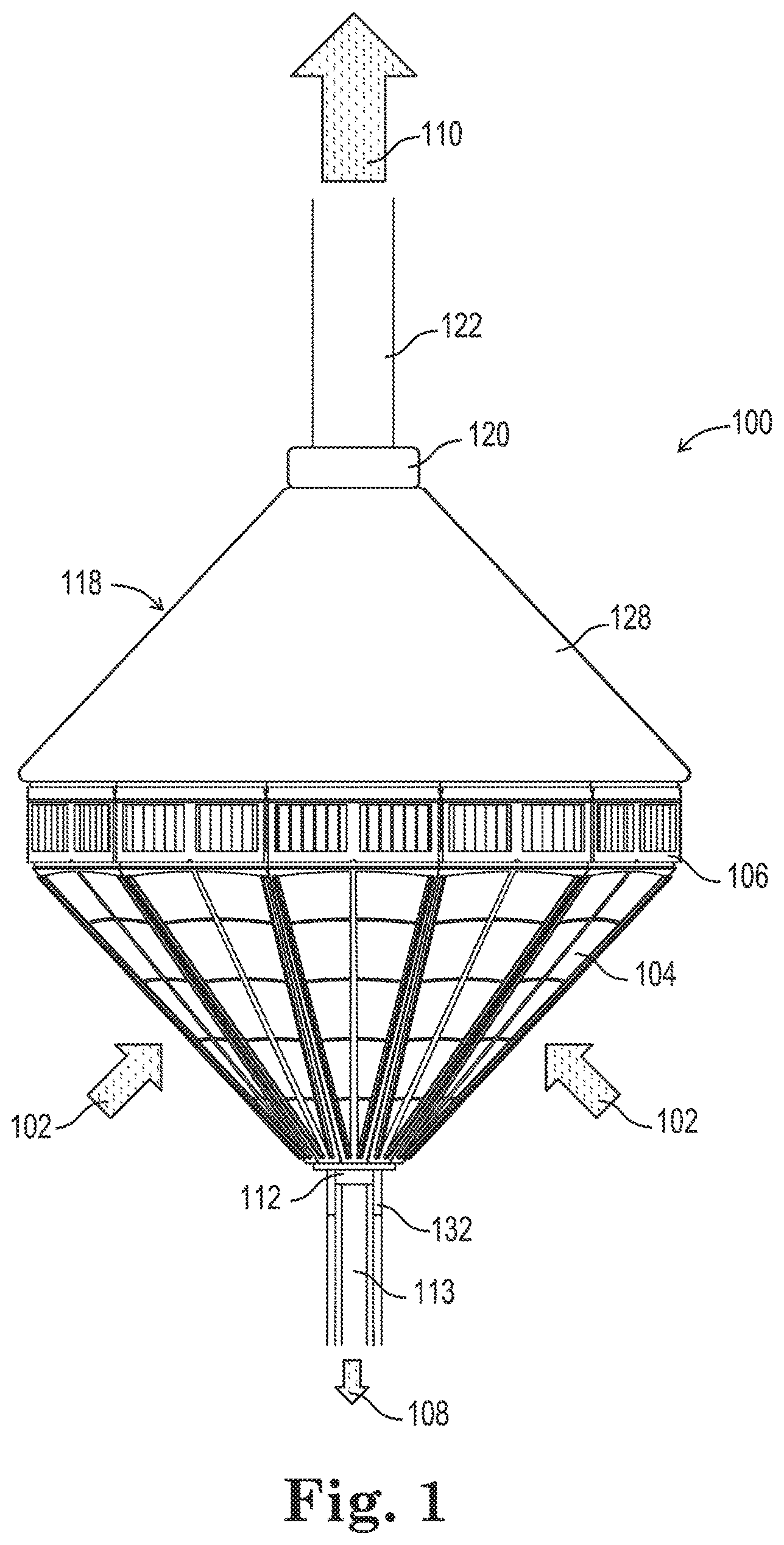 Patent US12097466 — Submerged water desalination system pump lubricated with product water — Figure 1