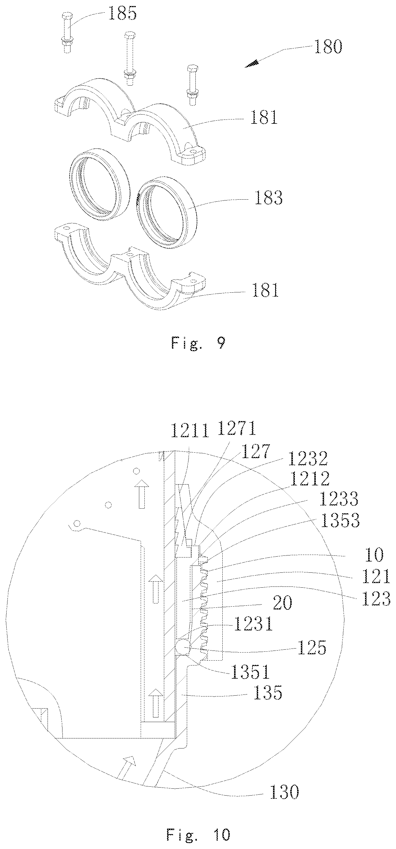 Patent US12097468 Figure 8 – External pressure type hollow fiber membrane component, filtration membrane component, and membrane filtration module