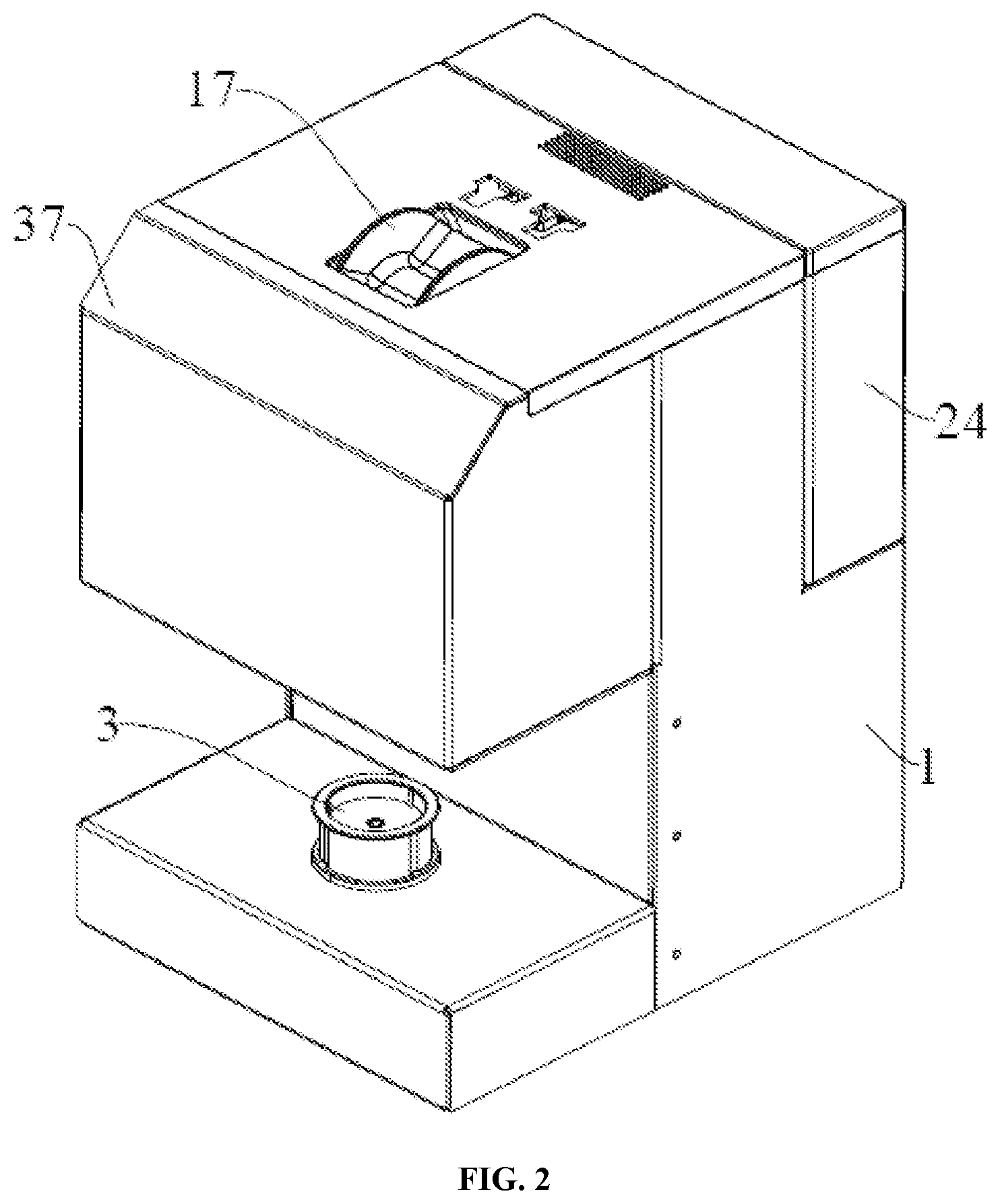 Patent US12097477 Figure 2 – Automatic compounding machine for food and medicine preparation