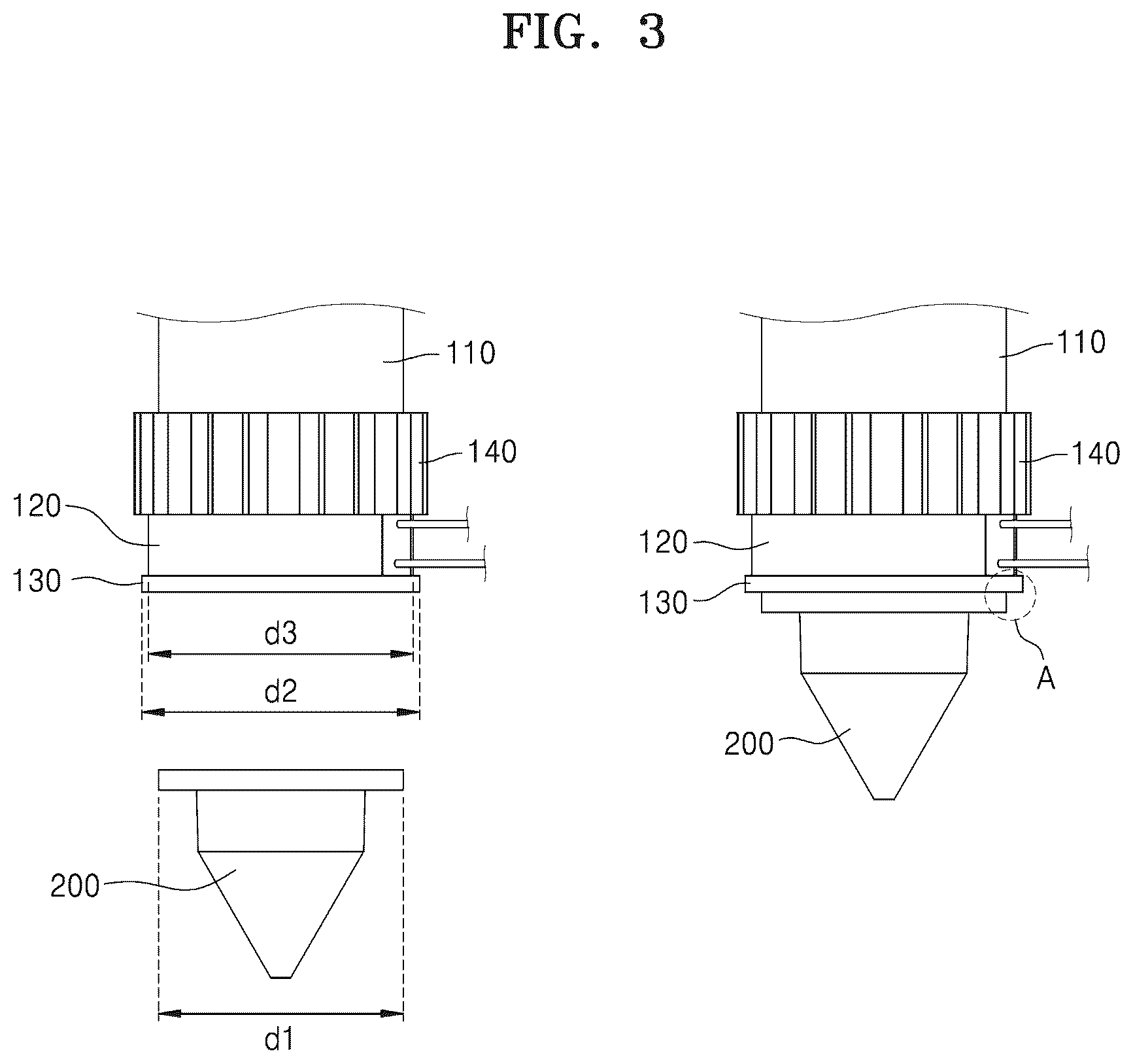 Patent US12097490 Figure 3 – Apparatus for analyzing samples including a temperature controlling member to adjust bonding force of a pipette tip