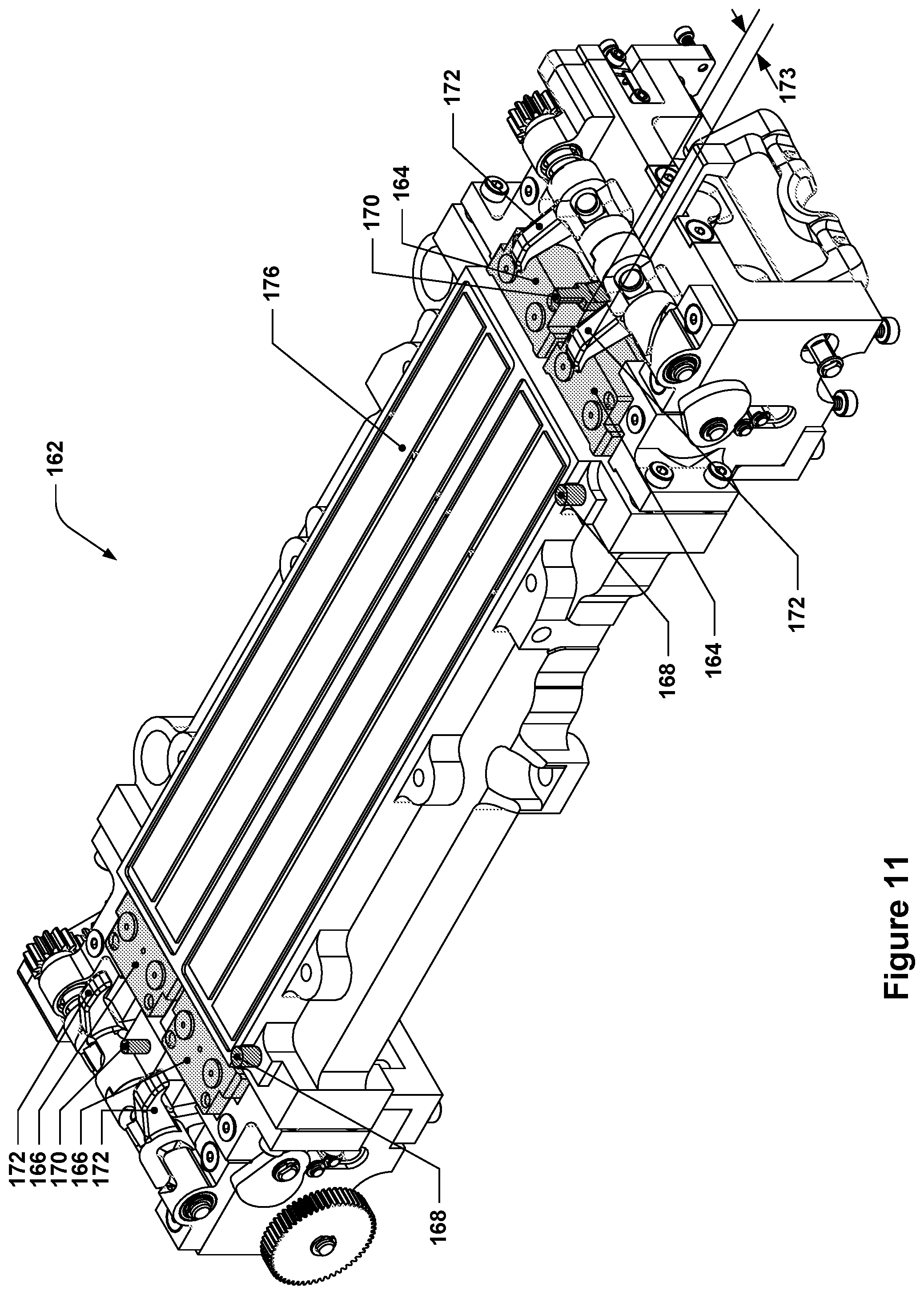 Patent US12097502 Figure 6 – Flowcell cartridge with floating seal bracket