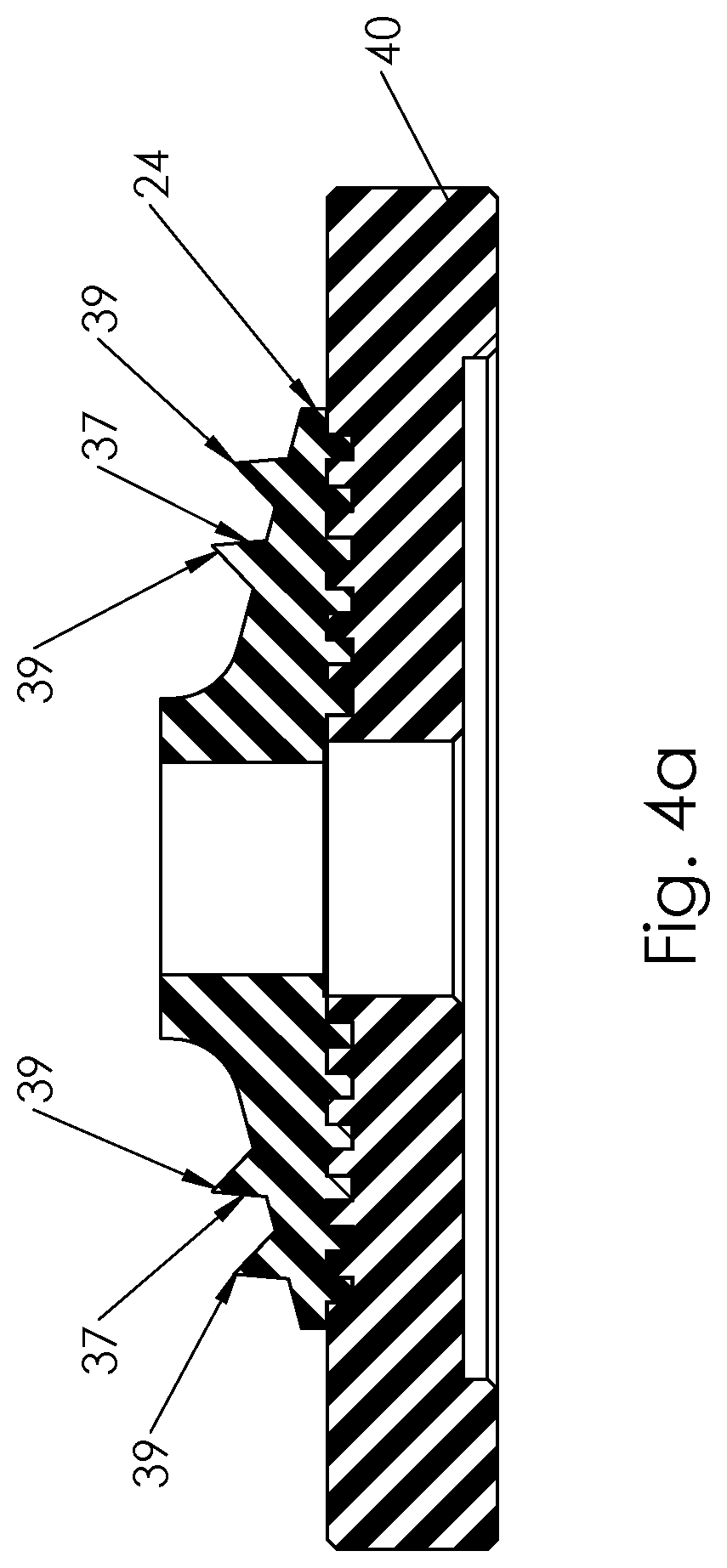 Patent US12097504 Figure 4 – Externally serrated rotary shredder and submersible shredder pump having an externally serrated rotary shredder