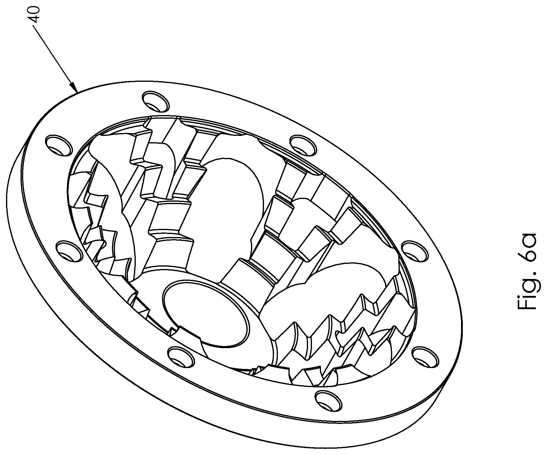 Patent US12097504 Figure 8 – Externally serrated rotary shredder and submersible shredder pump having an externally serrated rotary shredder