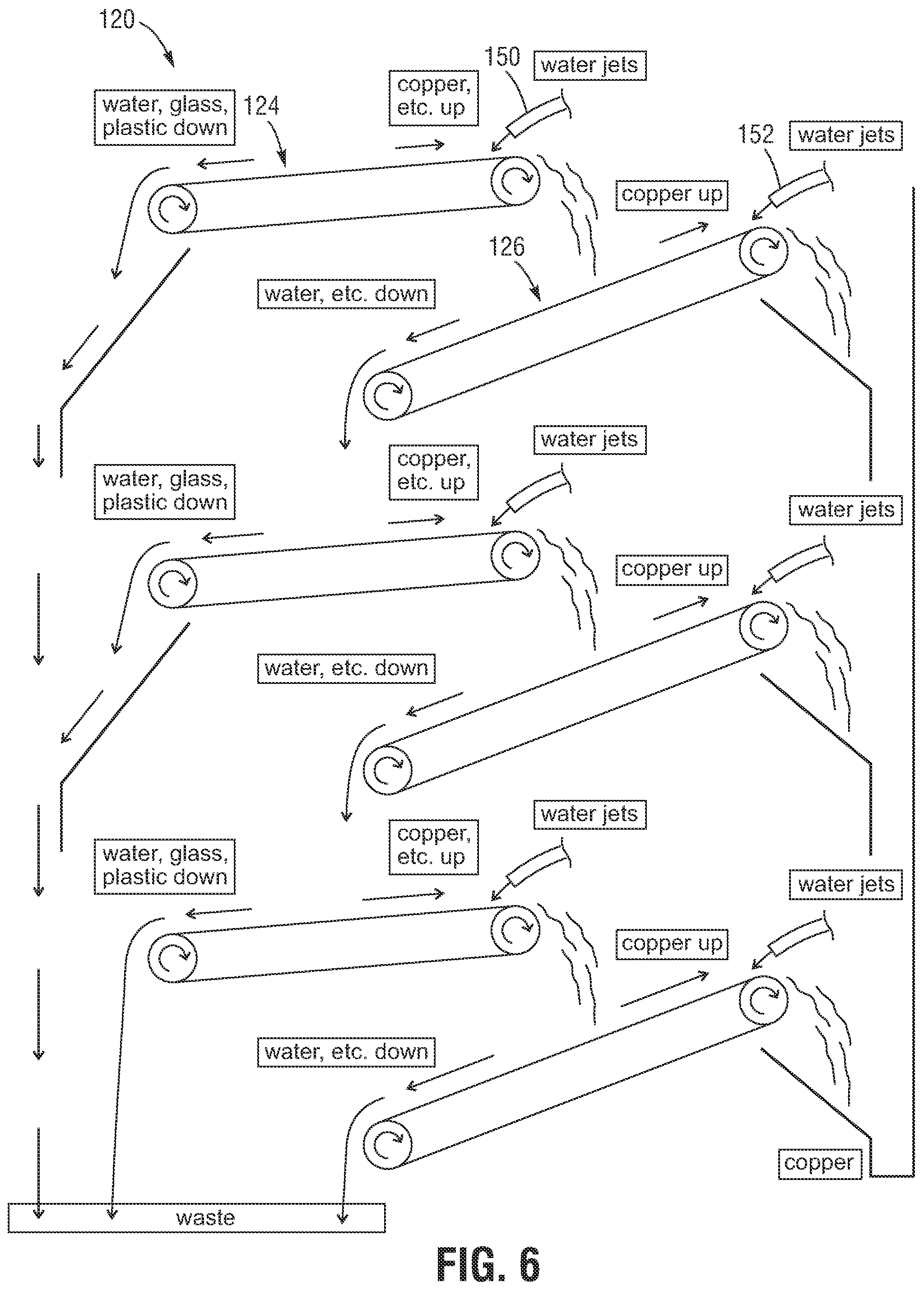 Patent US12097508 Figure 9 – Metal filament recovery system