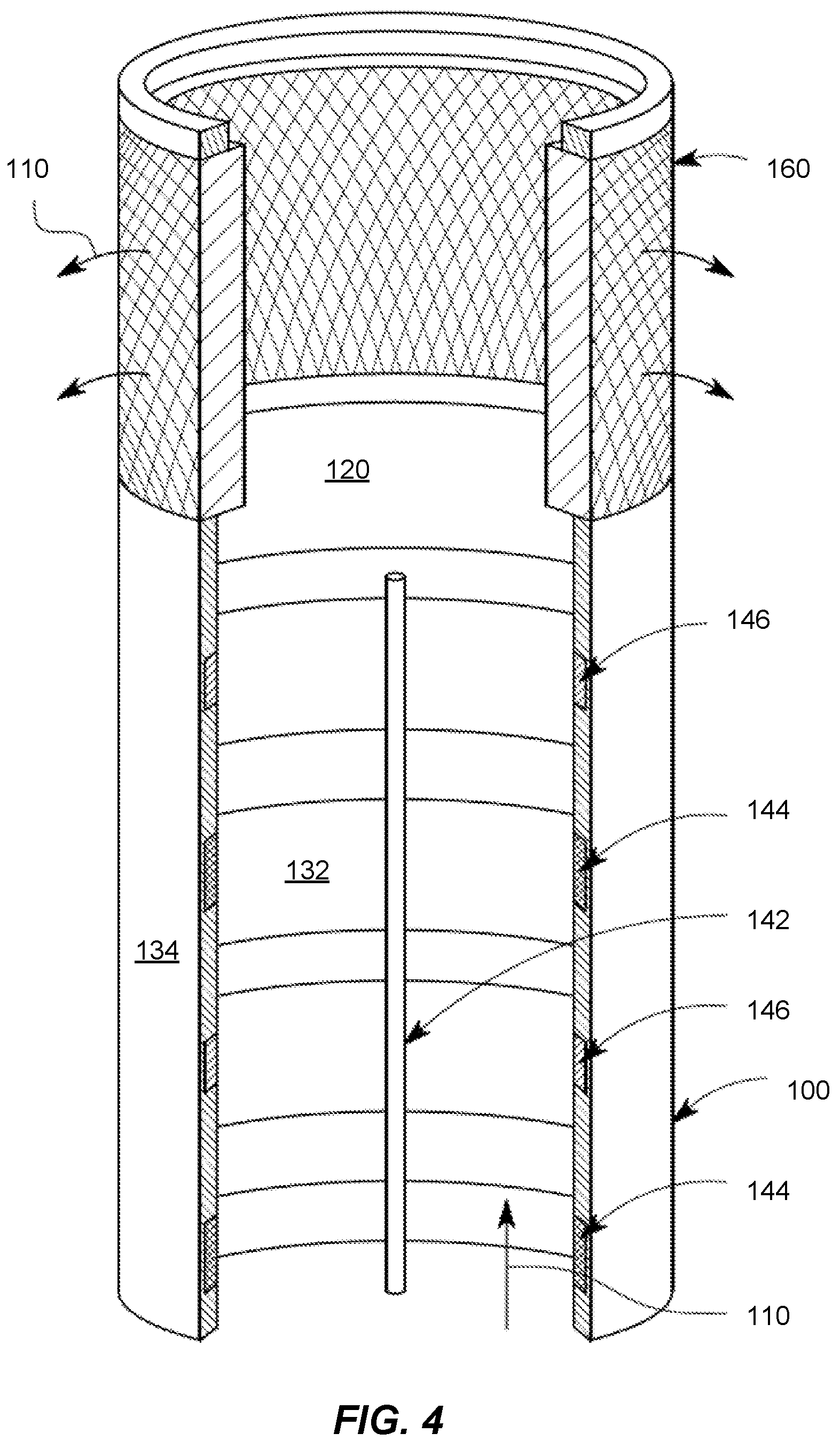 Patent US12097509 Figure 4 – Flue pipe systems and methods of purifying flue gases