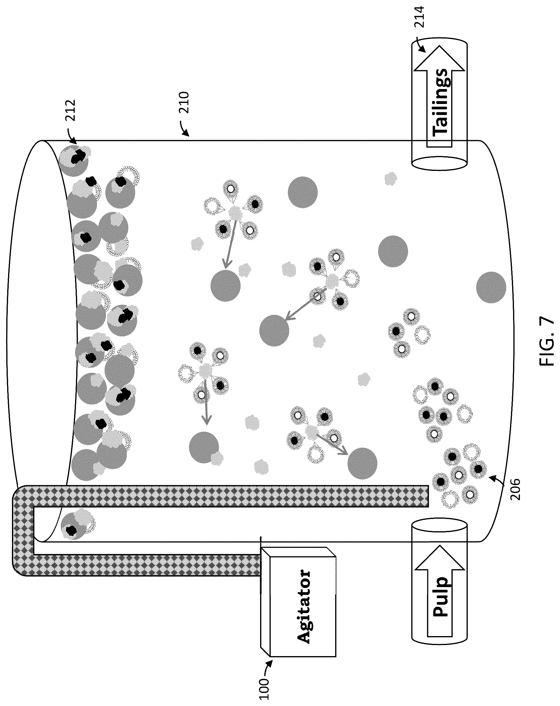 Patent US12097512 Figure 8 – System and method for saturation of a multicomponent medium with active microbubbles