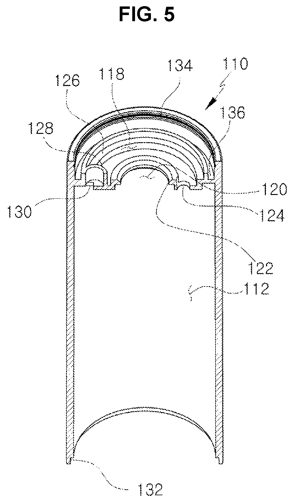 Patent US12097515 Figure 5 – Container for spraying liquid