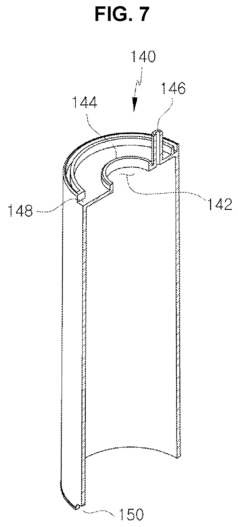 Patent US12097515 Figure 7 – Container for spraying liquid
