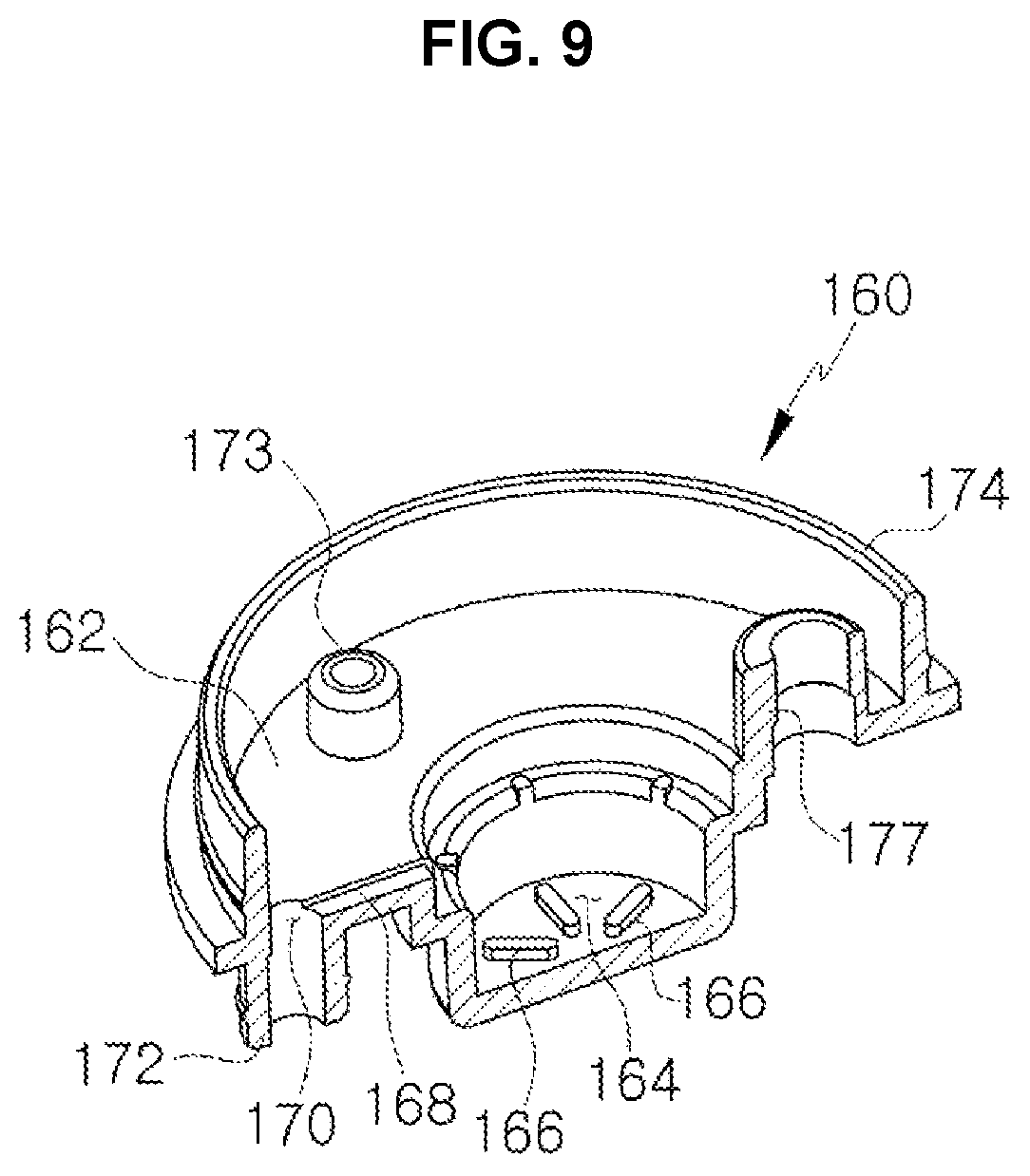 Patent US12097515 Figure 9 – Container for spraying liquid