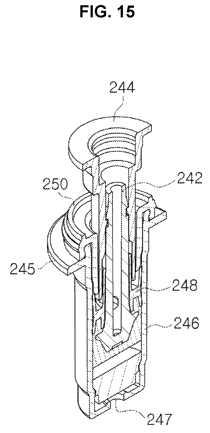 Patent US12097515 Figure 15 – Container for spraying liquid