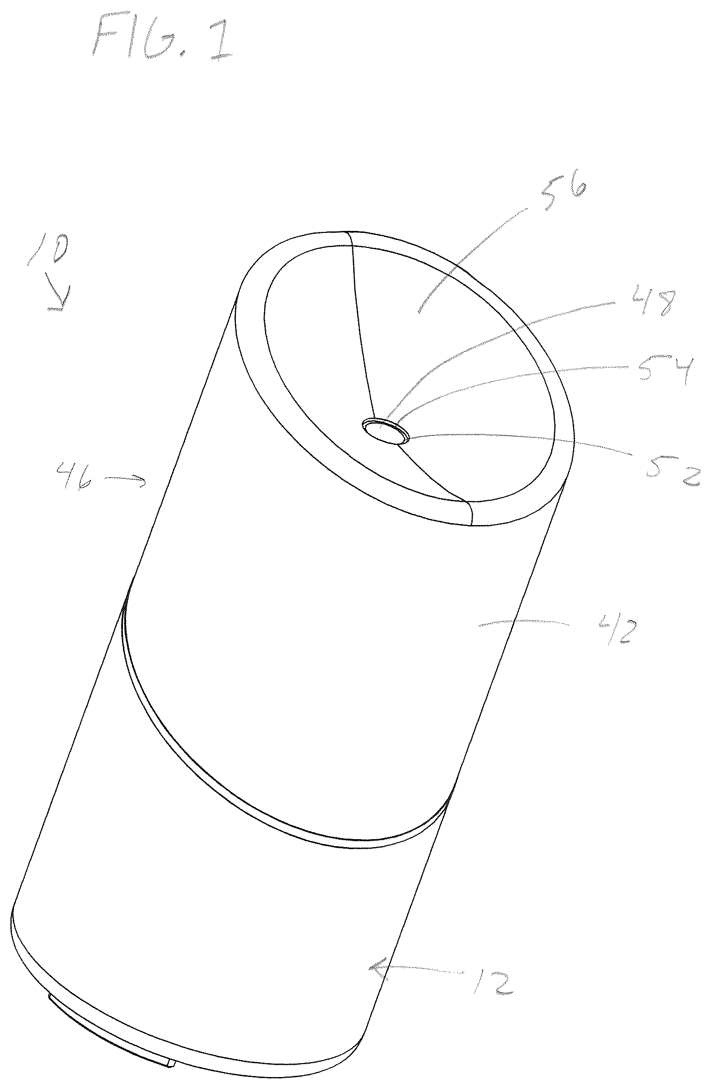 Patent US12097520 Figure 1 – Wireless ultra sonic diffuser