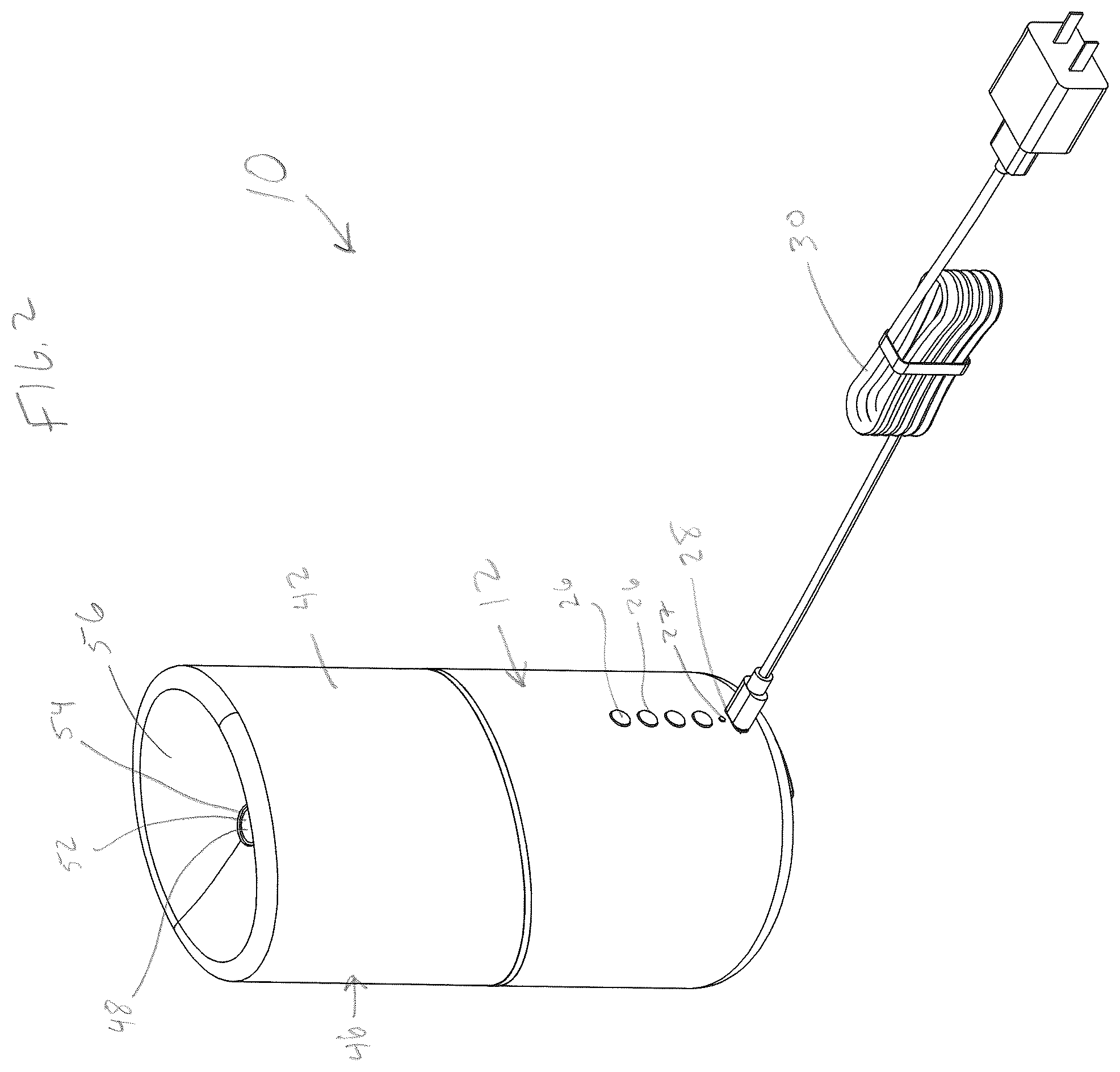 Patent US12097520 Figure 2 – Wireless ultra sonic diffuser