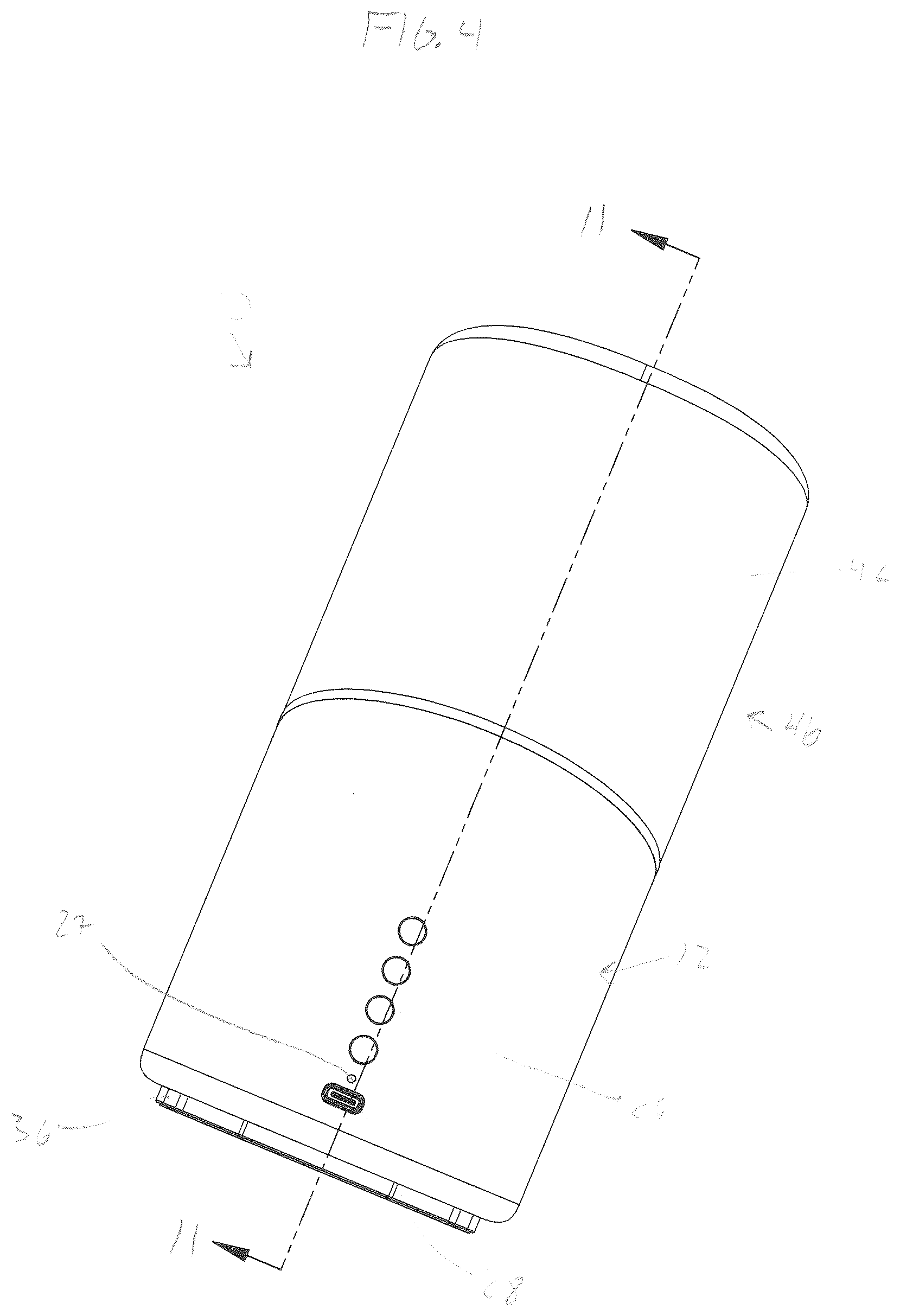 Patent US12097520 Figure 4 – Wireless ultra sonic diffuser