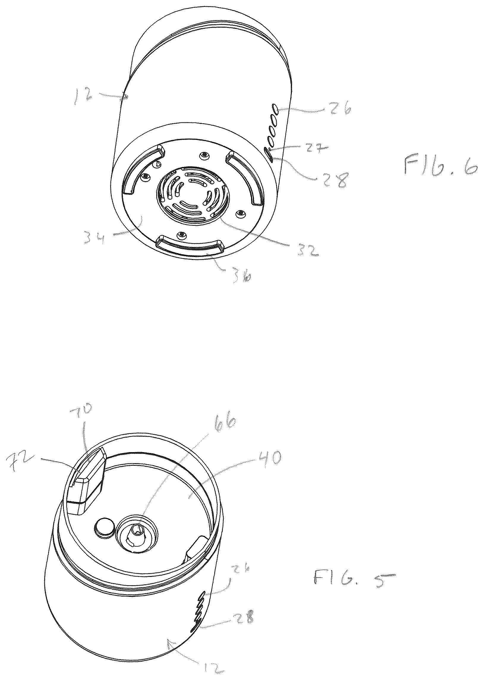 Patent US12097520 Figure 5 – Wireless ultra sonic diffuser