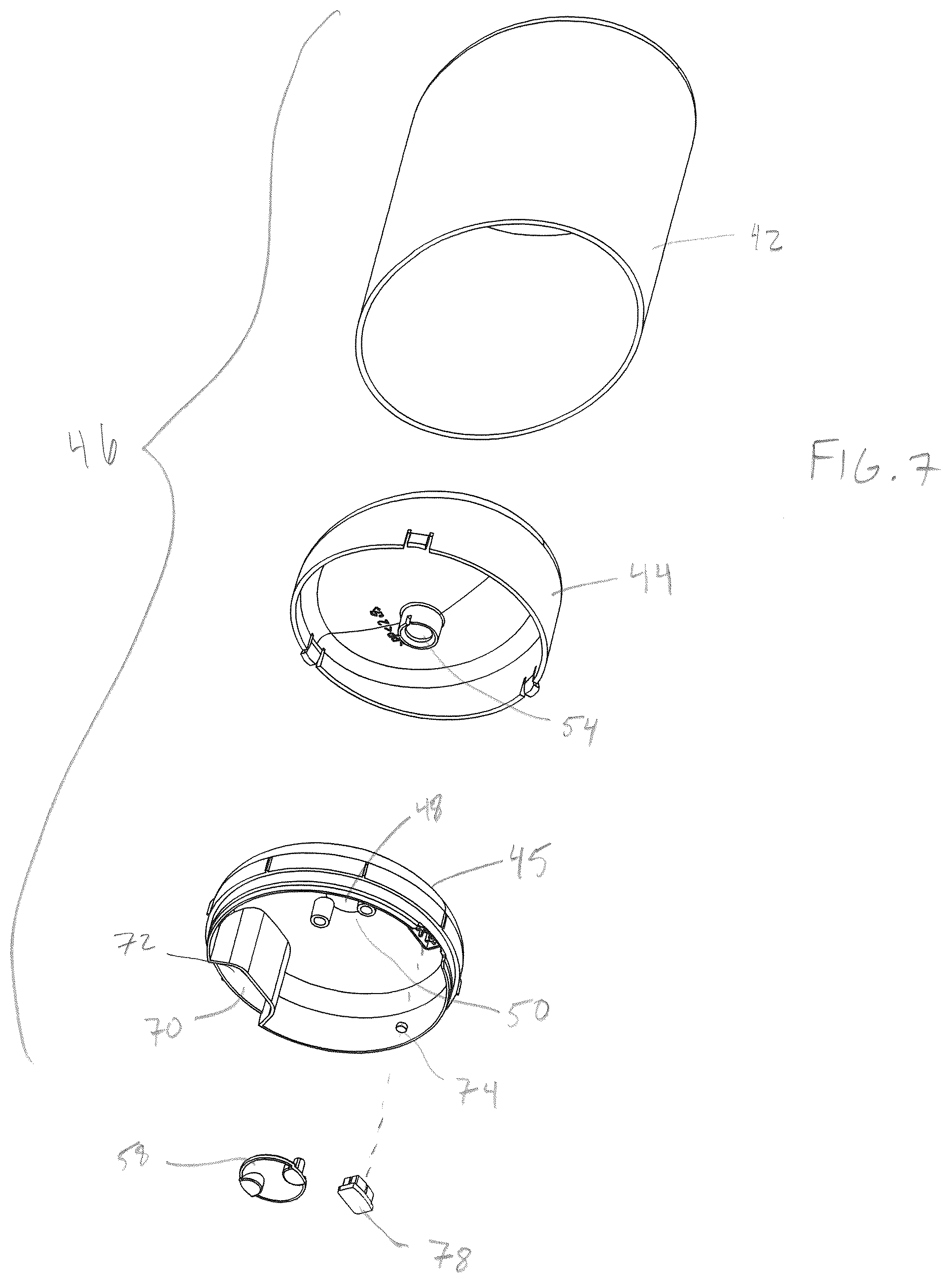Patent US12097520 Figure 6 – Wireless ultra sonic diffuser