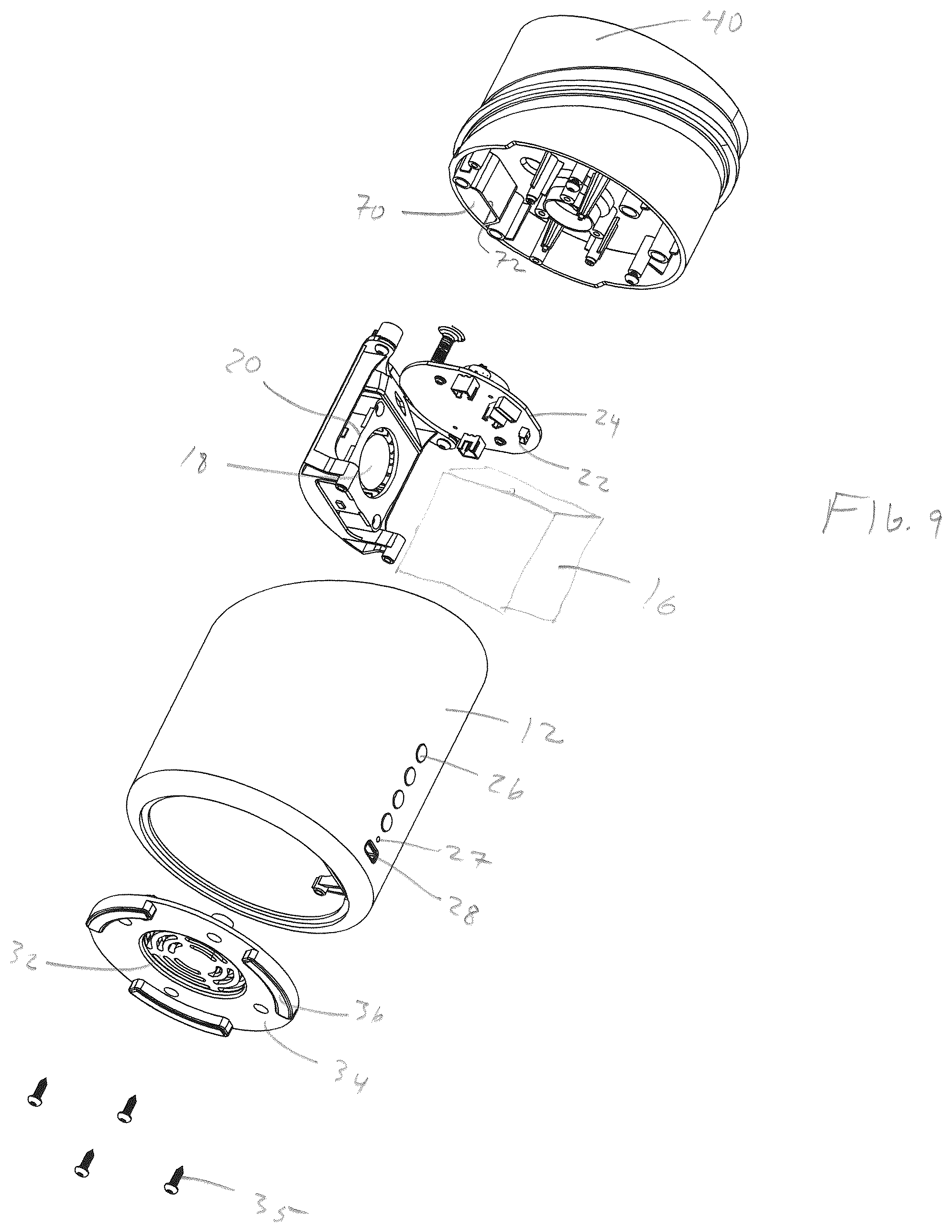 Patent US12097520 Figure 8 – Wireless ultra sonic diffuser