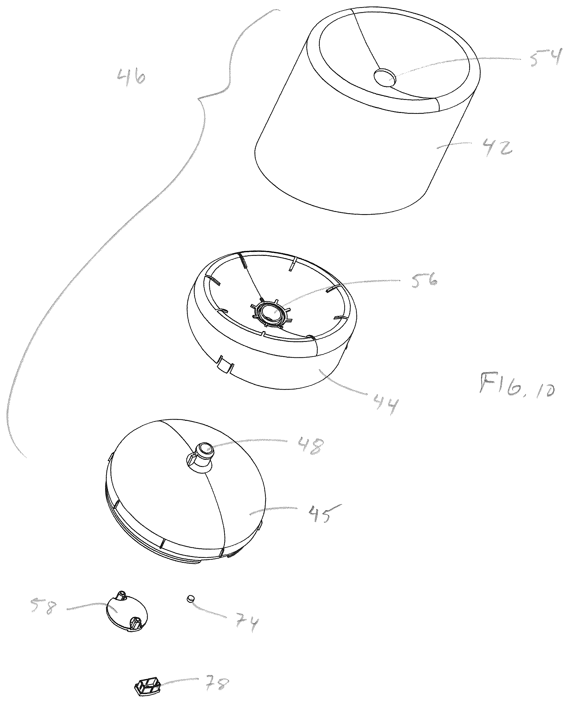 Patent US12097520 Figure 9 – Wireless ultra sonic diffuser