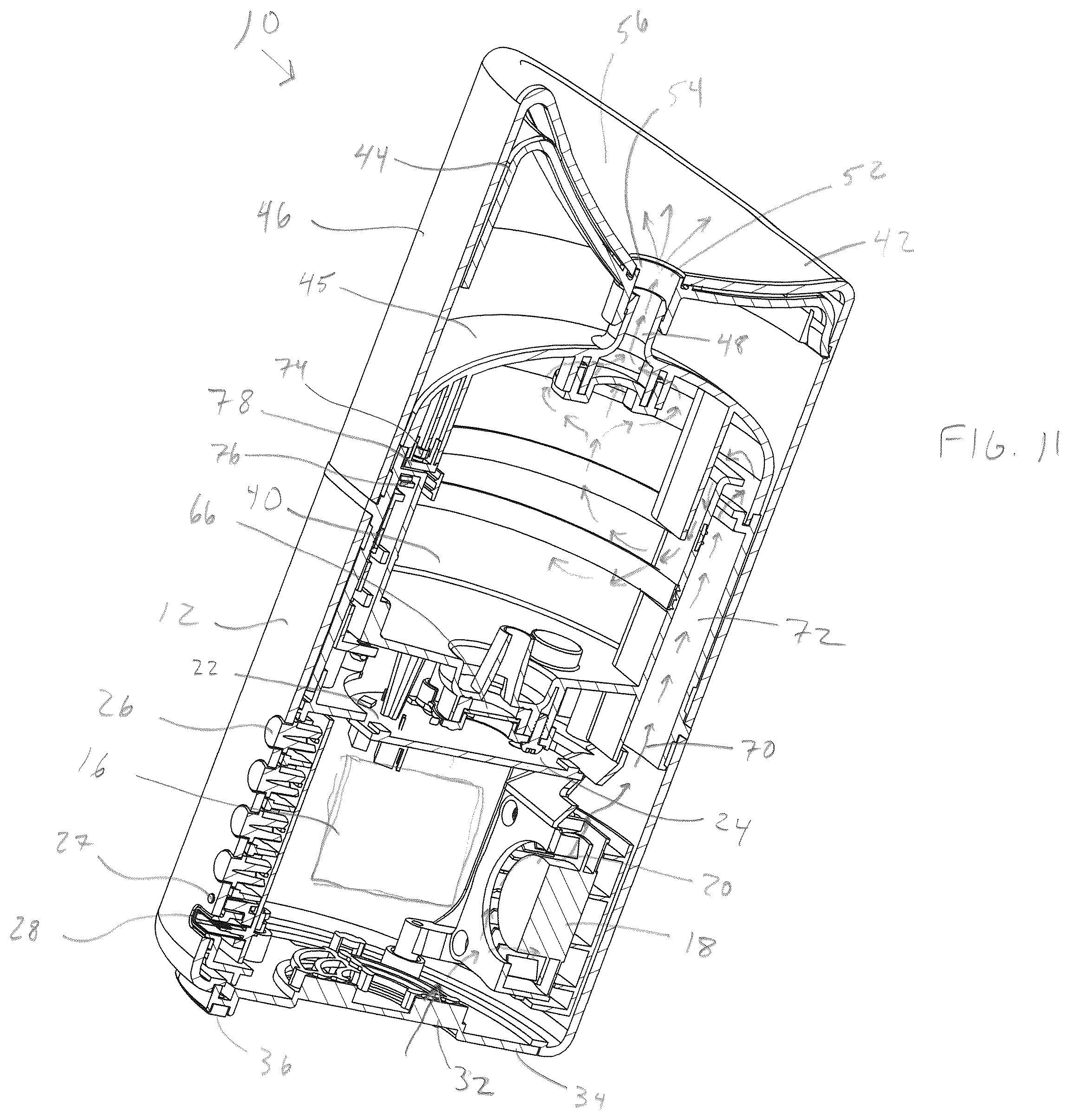 Patent US12097520 Figure 10 – Wireless ultra sonic diffuser