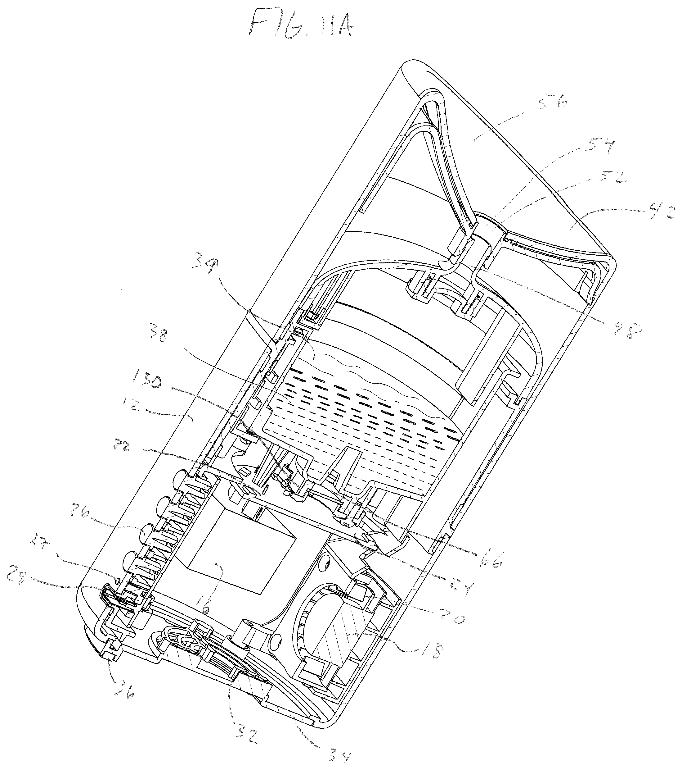 Patent US12097520 Figure 11 – Wireless ultra sonic diffuser