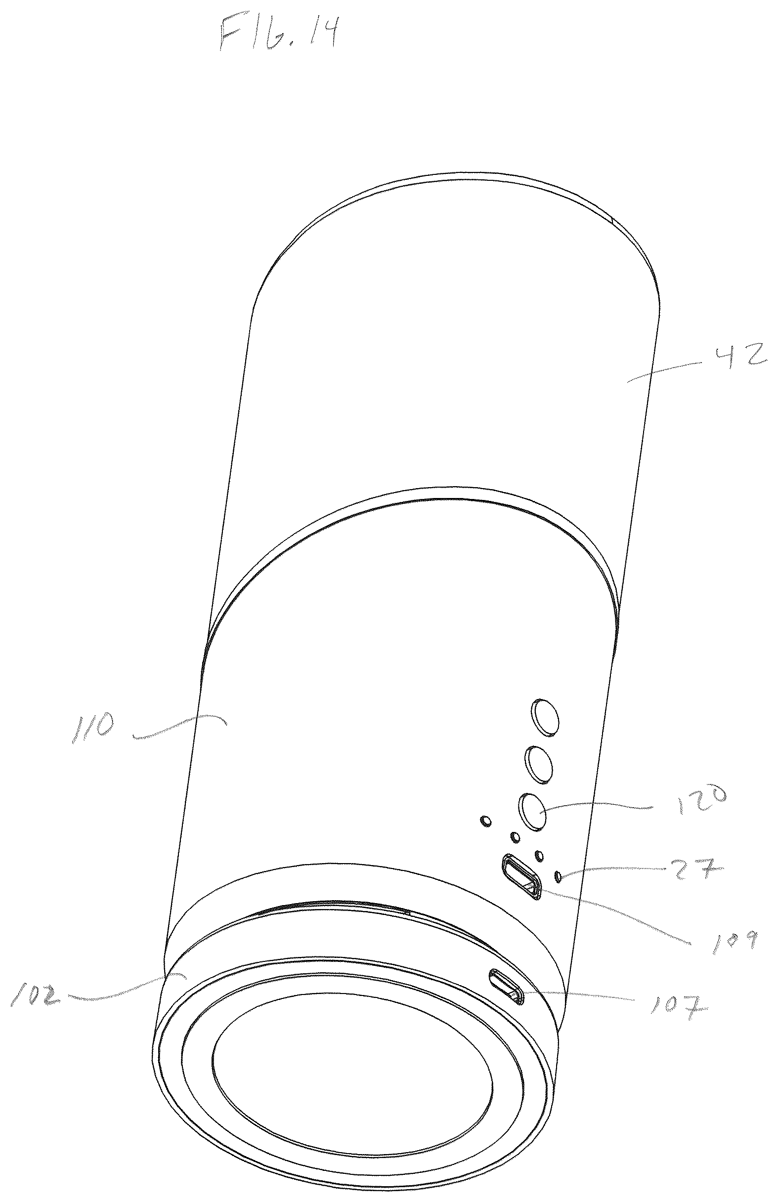 Patent US12097520 Figure 14 – Wireless ultra sonic diffuser