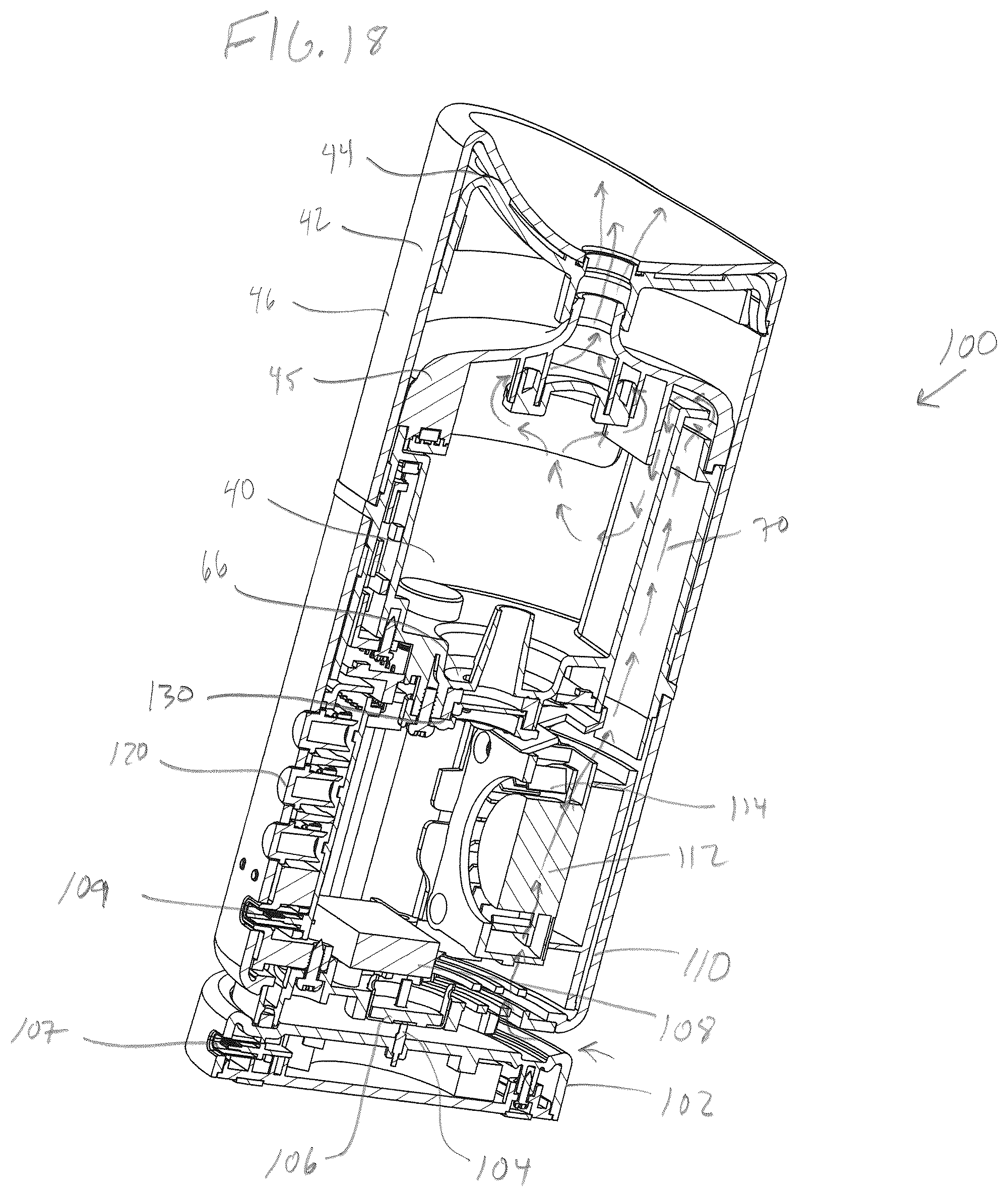 Patent US12097520 Figure 18 – Wireless ultra sonic diffuser
