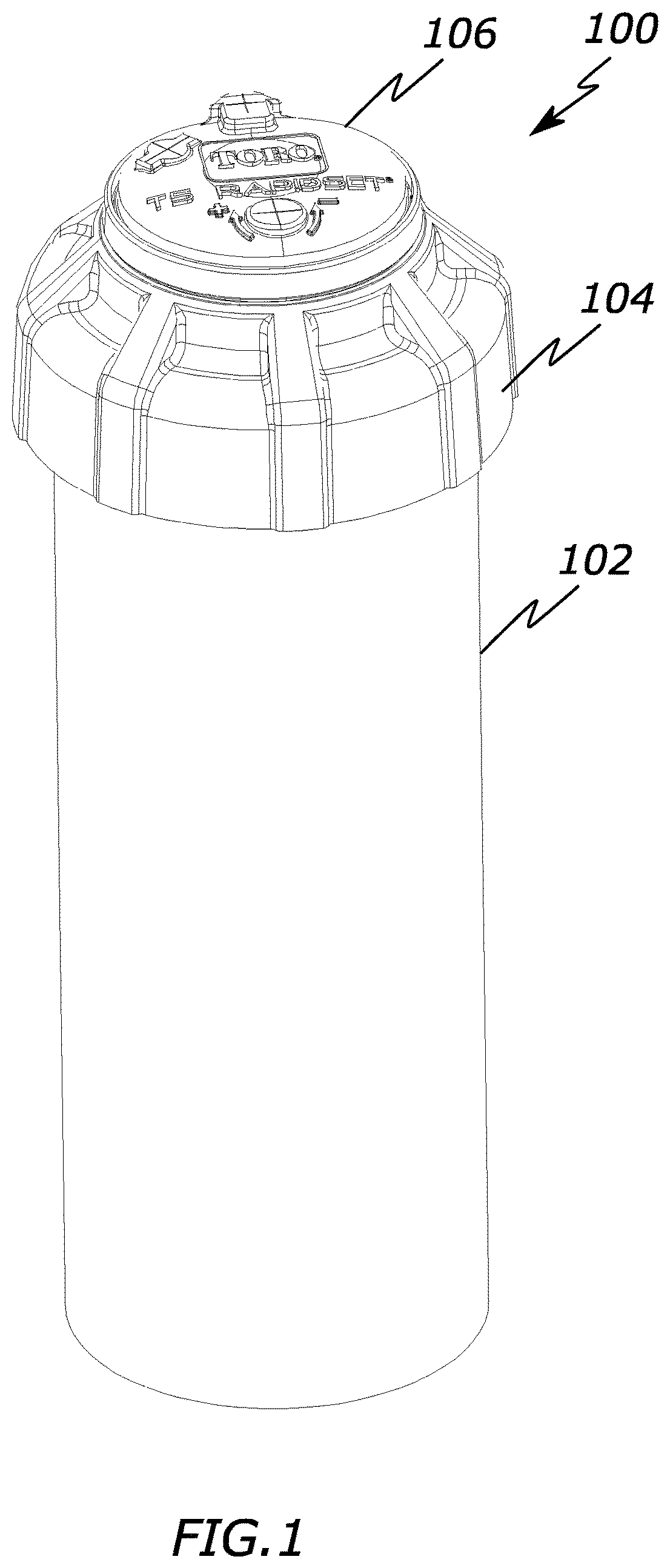 Patent US12097522 Figure 1 – Arc arrest mechanism for irrigation sprinklers