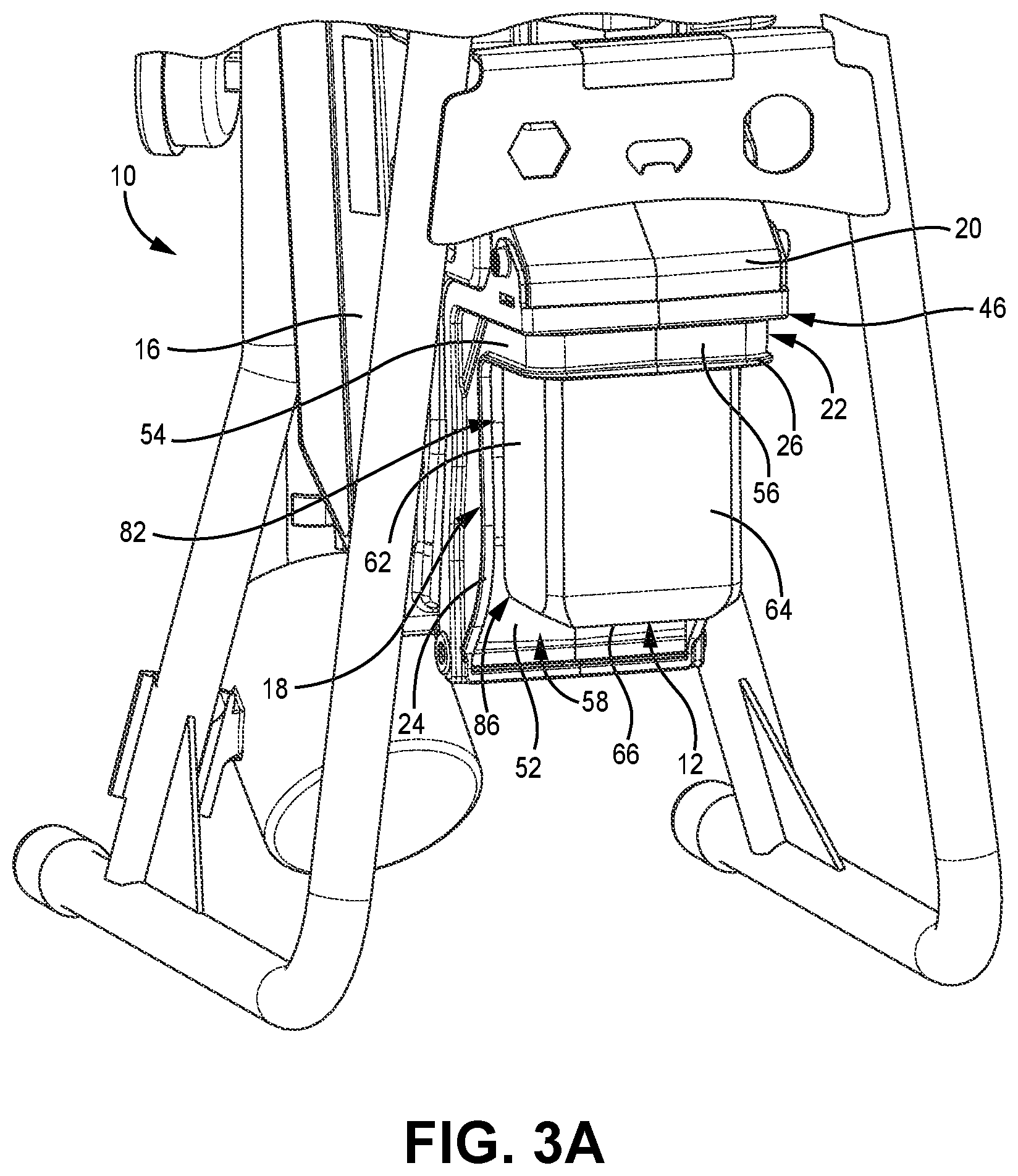 Patent US12097524 Figure 5 – Fluid sprayer with covered battery