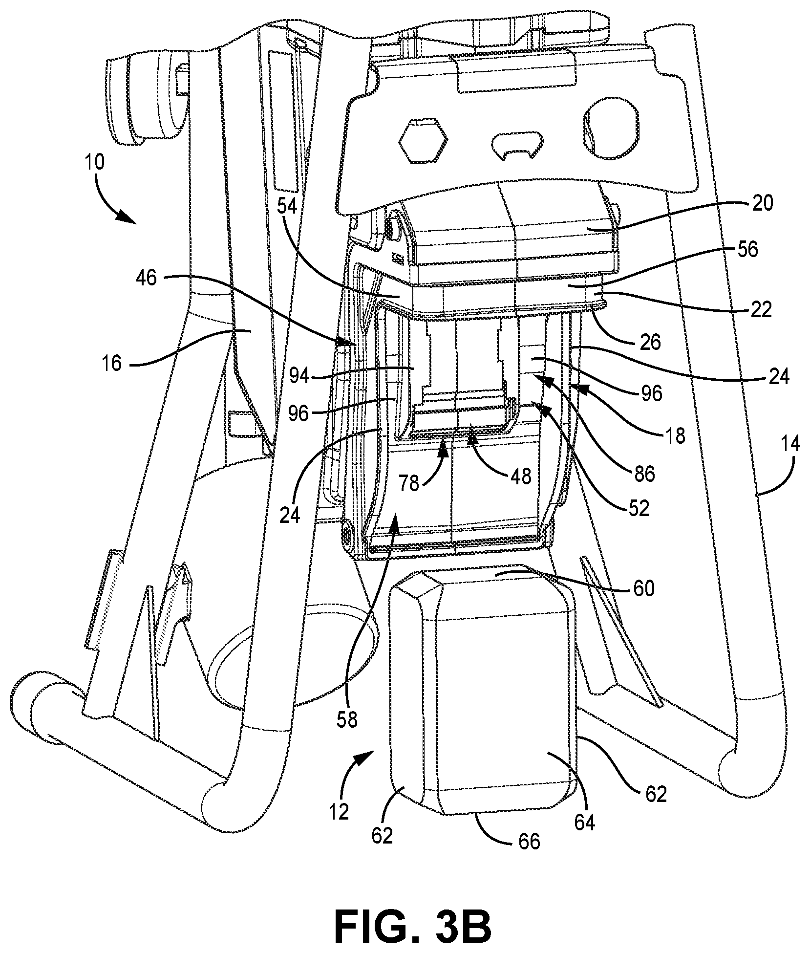Patent US12097524 Figure 6 – Fluid sprayer with covered battery