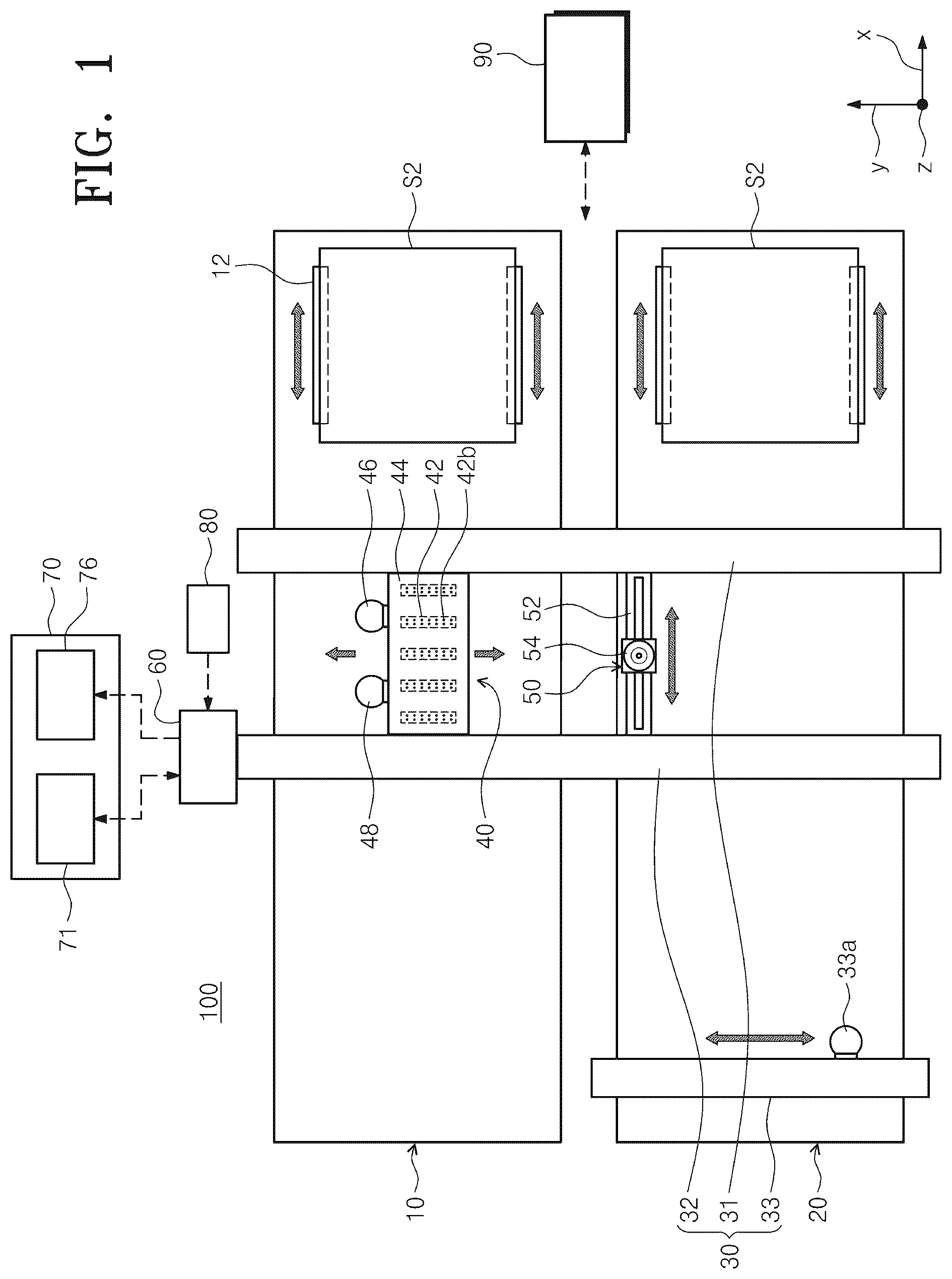 Patent US12097525 Figure 1 – Substrate treating apparatus, and method of controlling the substrate treating apparatus