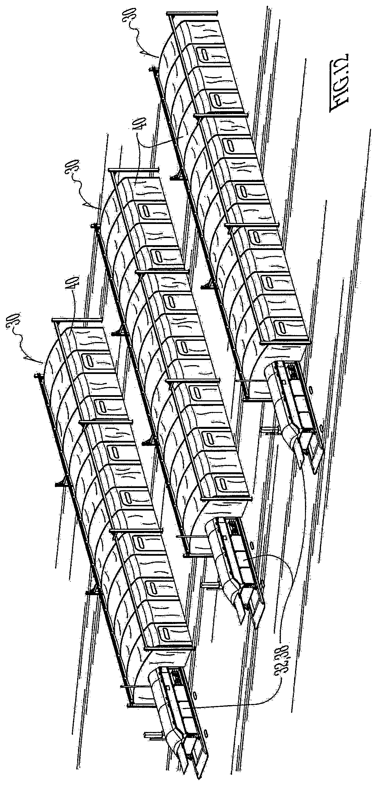 Patent US12097526 Figure 12 – Work-saving improvements for food-process lines