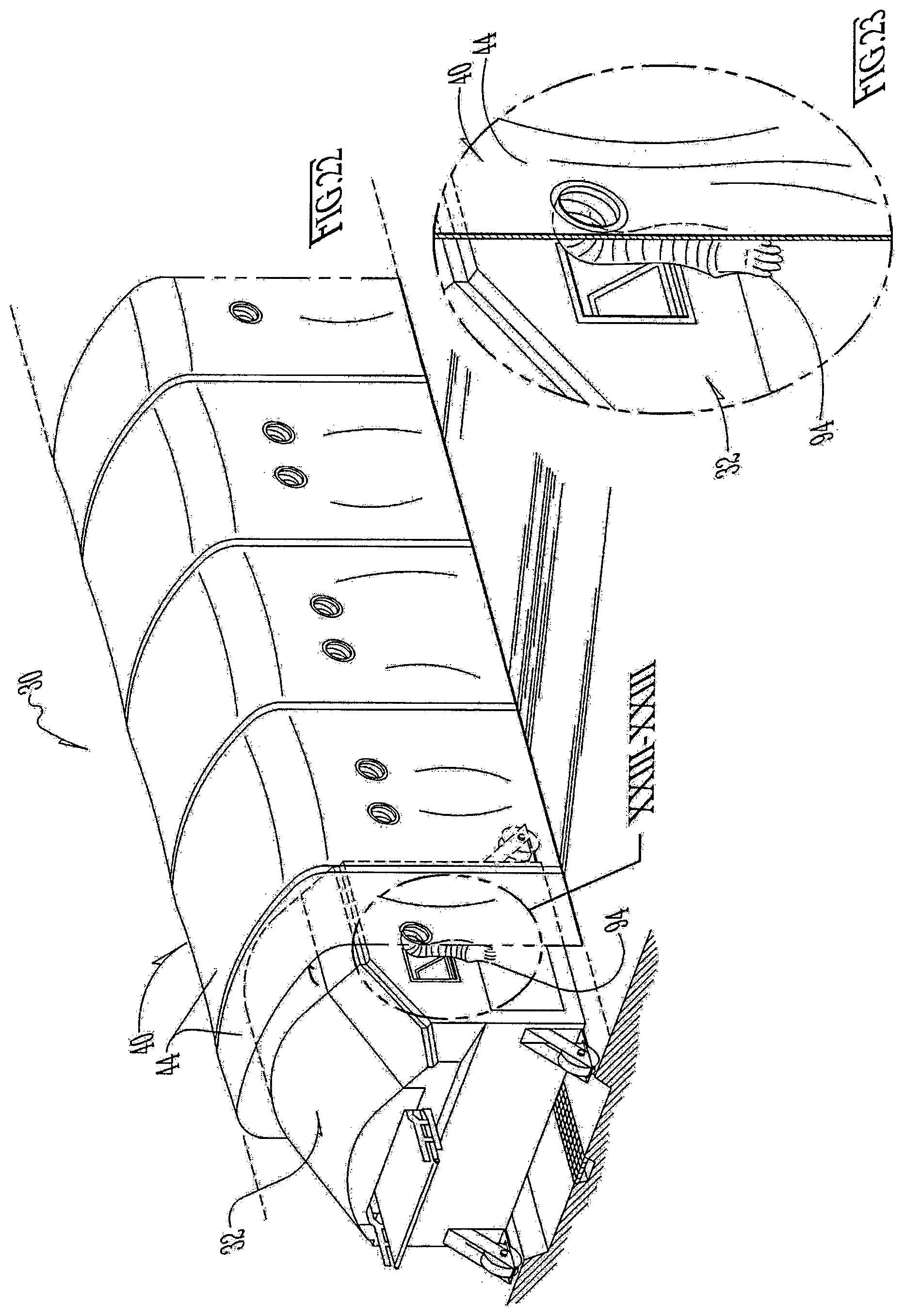 Patent US12097526 Figure 20 – Work-saving improvements for food-process lines