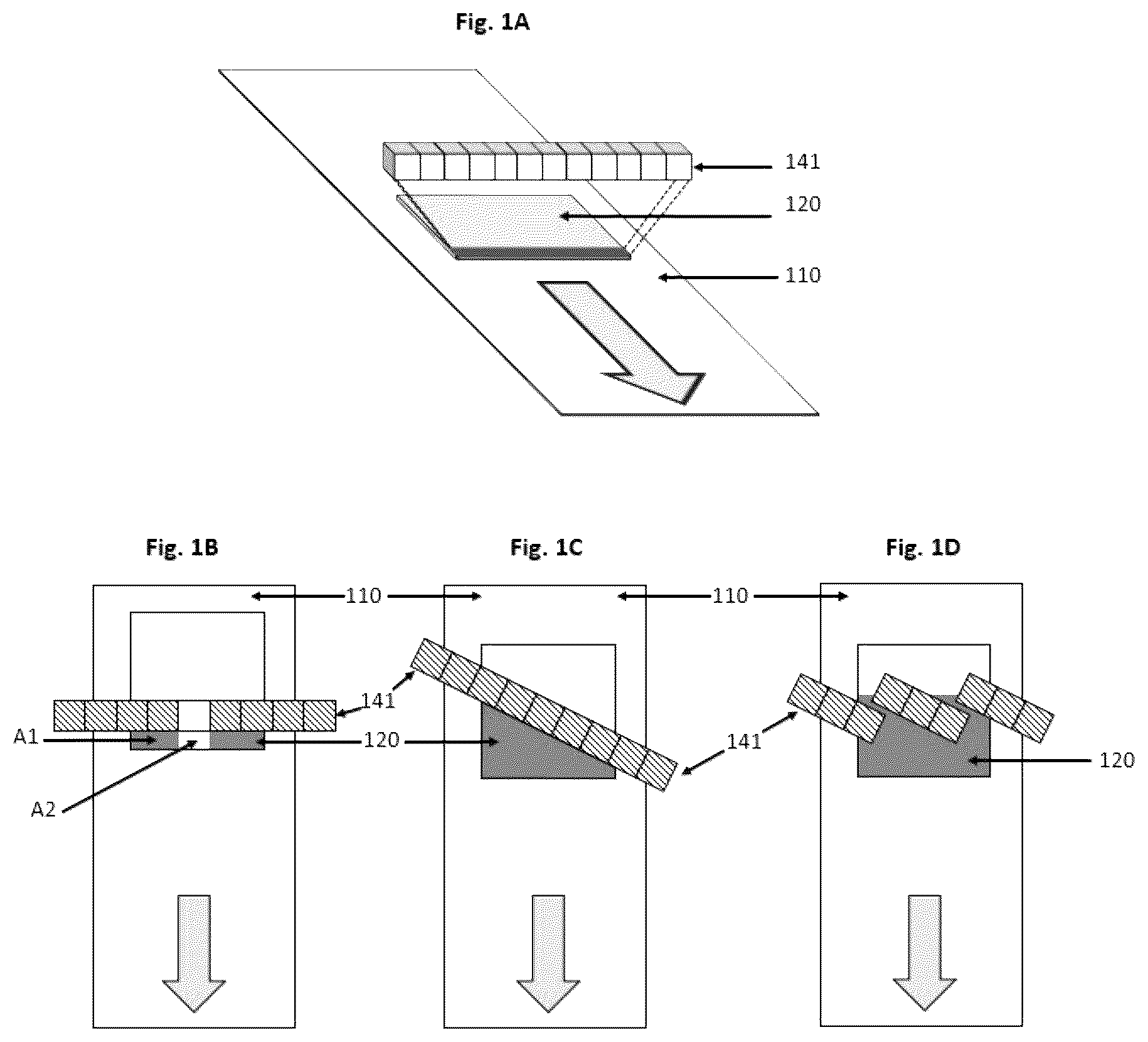 Patent US12097530 Figure 1 – Device for producing optical effect layers