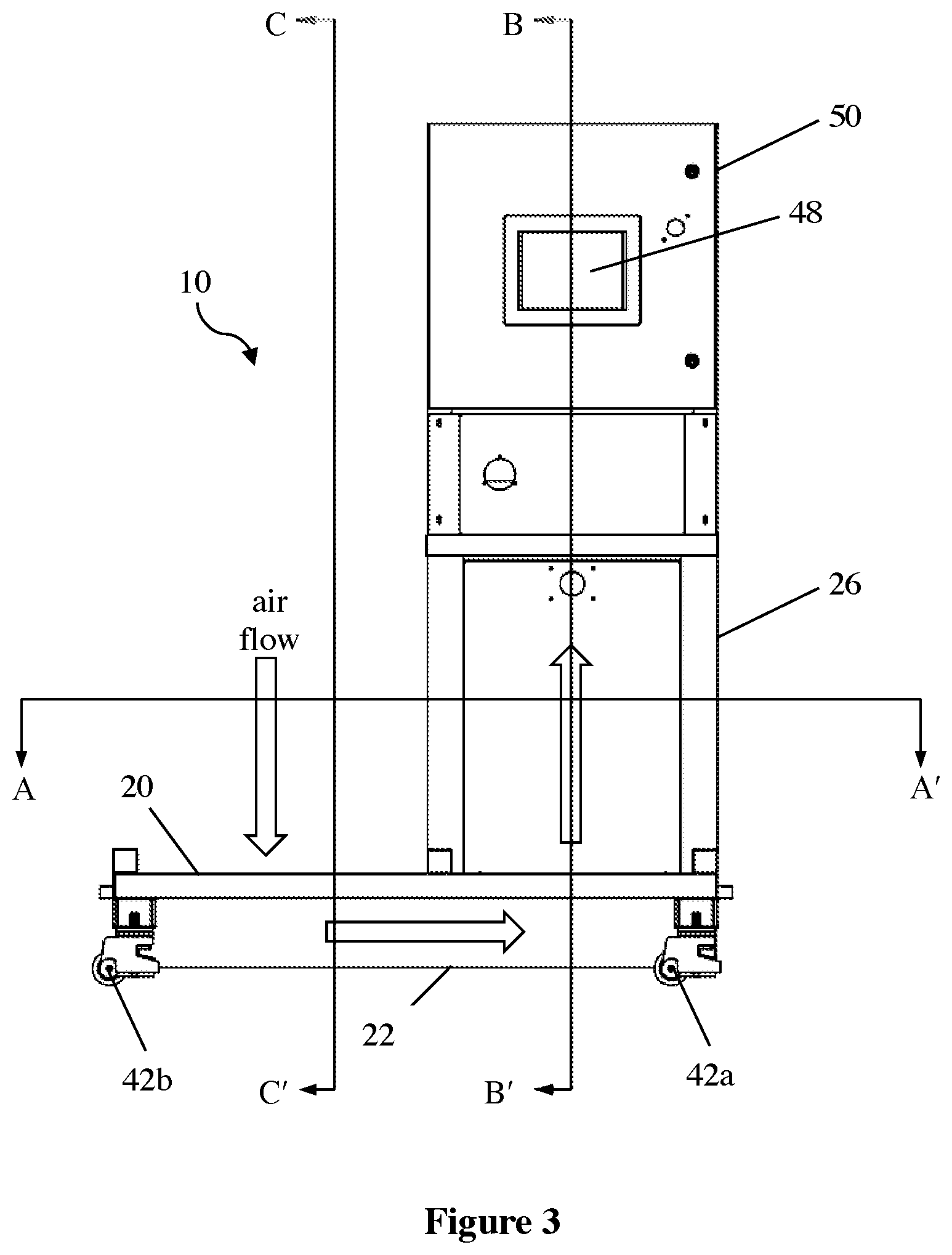 Patent US12097537 Figure 3 – Solvent containment and process interlocking system
