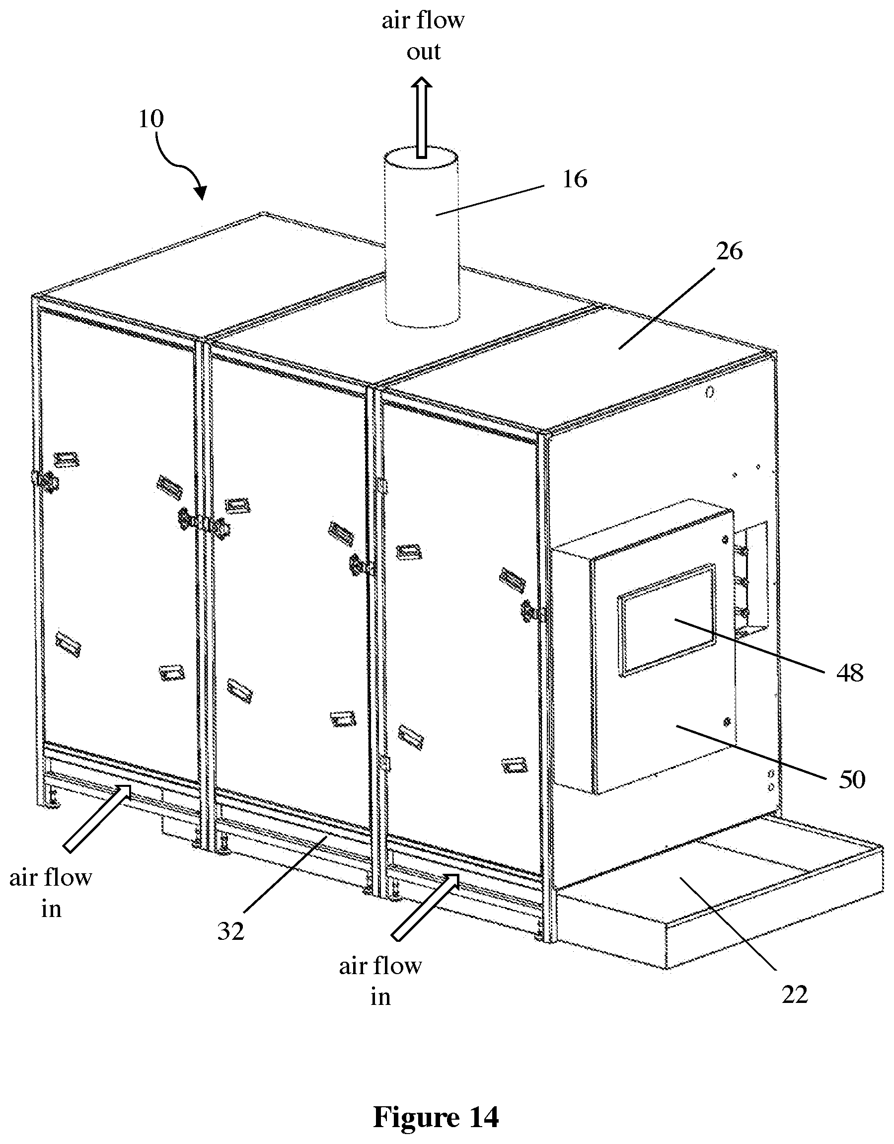 Patent US12097537 Figure 9 – Solvent containment and process interlocking system
